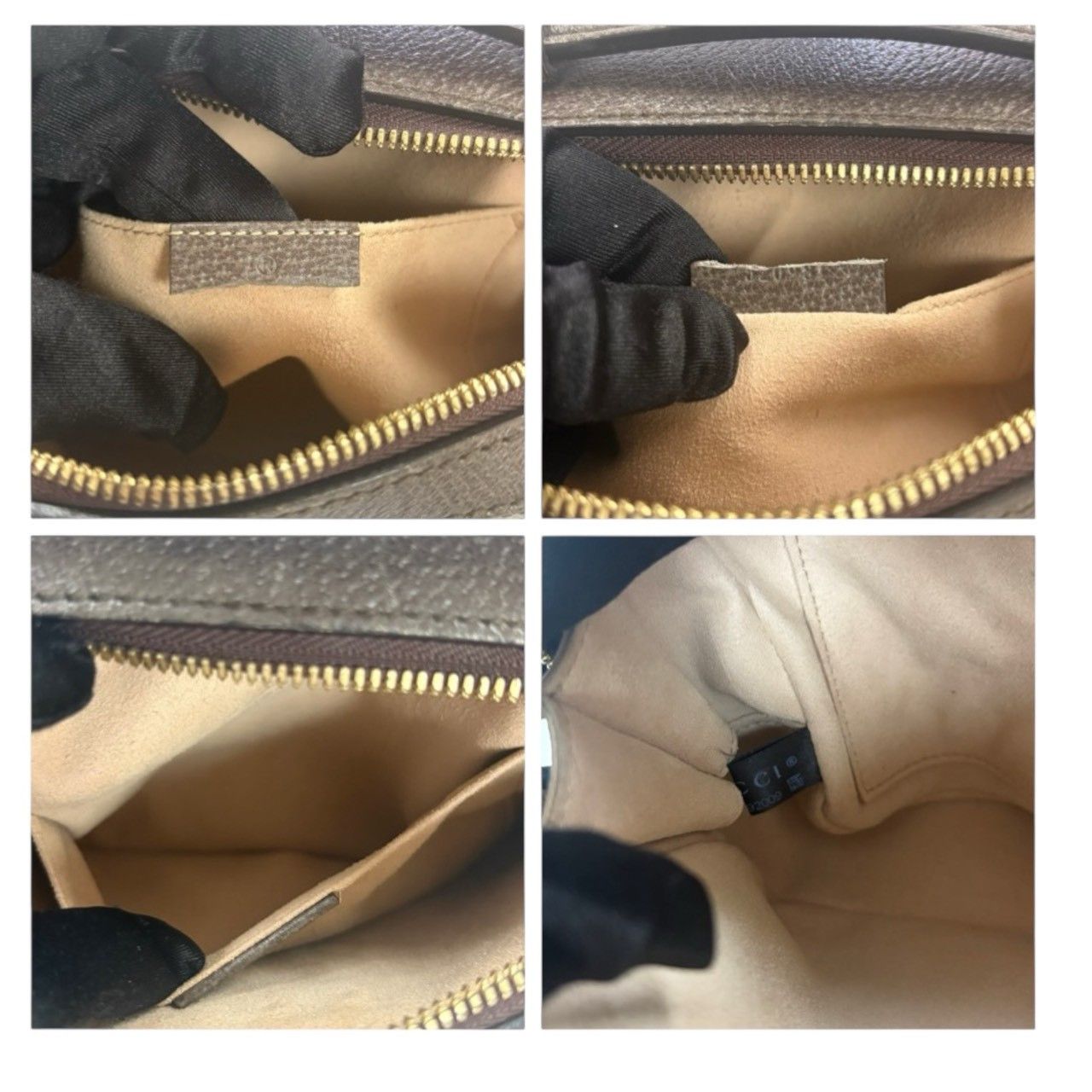 Gucci Gucci Gucci Ophidia GG Supreme Canvas Leather Shoulder Bag Textile Shoulder Bag 602576 DUTY FREE for USA Size ONE SIZE - 9 Thumbnail