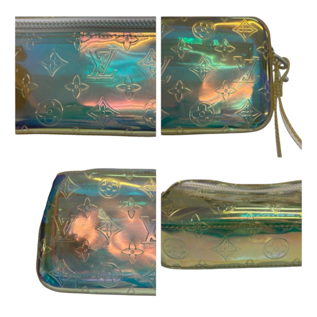 Louis Vuitton Louis Vuitton Louis Vuitton Volga Monogram Prism Nylon Clutch Bag Textile Clutch Bag M55261 DUTY FREE for USA Size ONE SIZE - 8 Thumbnail