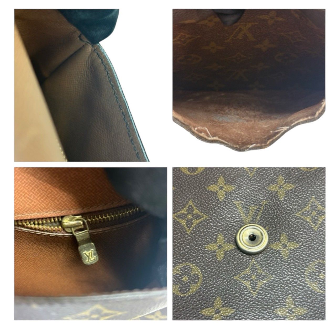 Louis Vuitton Louis Vuitton Louis Vuitton Saint Cloud Monogram Shoulder Bag Textile Shoulder Bag M51242 DUTY FREE for USA Size ONE SIZE - 7 Thumbnail