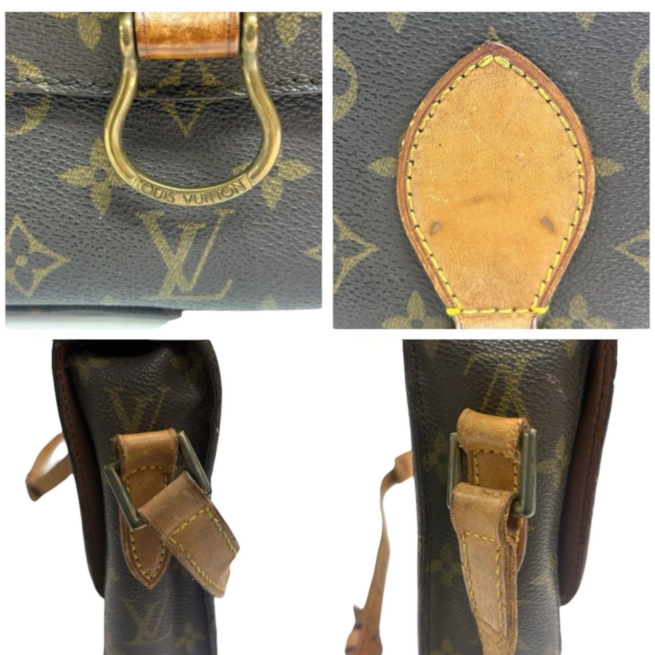 Louis Vuitton Louis Vuitton Louis Vuitton Saint Cloud Monogram Shoulder Bag Textile Shoulder Bag M51242 DUTY FREE for USA Size ONE SIZE - 9 Thumbnail