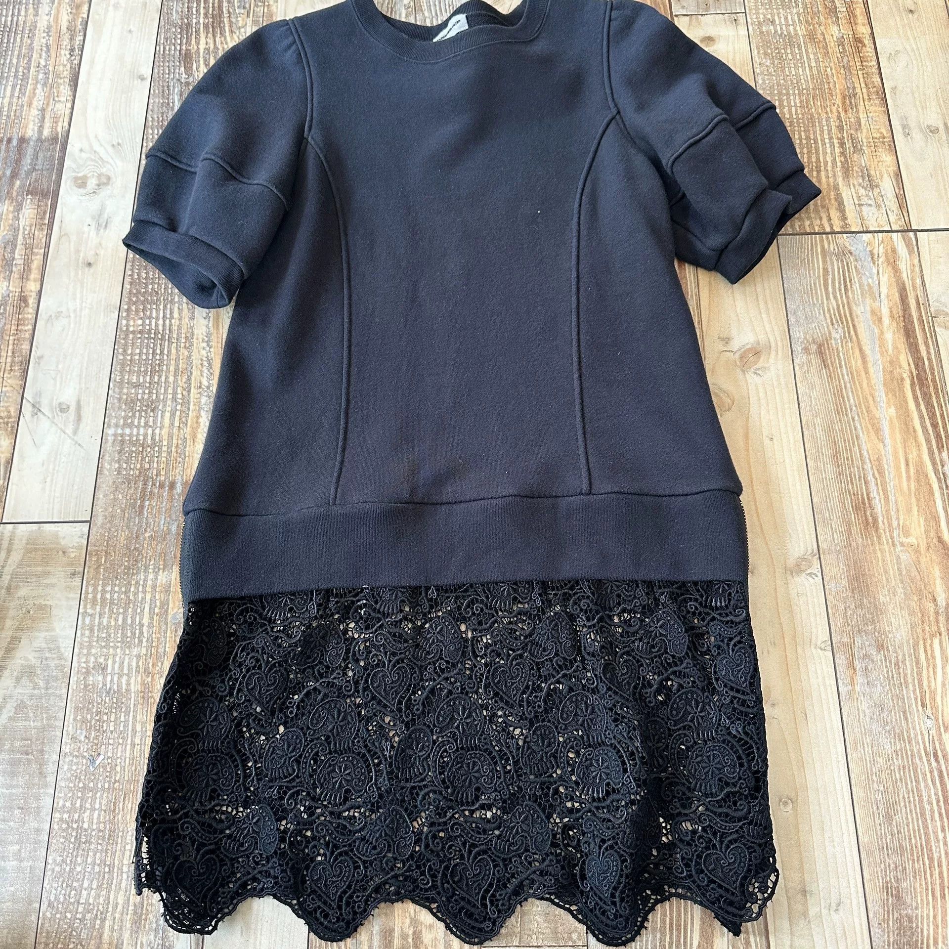 Undercover Undercover Early Lace Spliced Sweatshirt Size M / US 6-8 / IT 42-44 - 4 Thumbnail