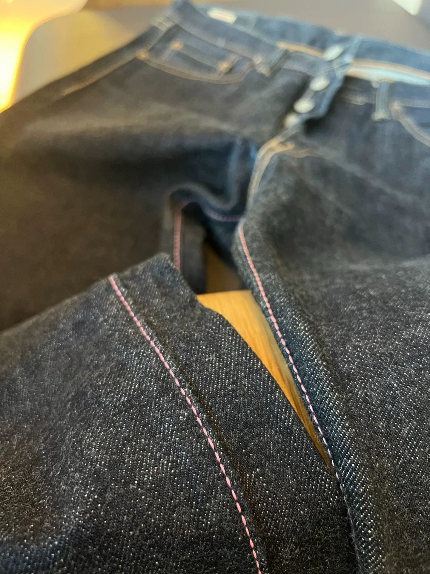 Momotaro Jeans MOMOTARO 0901 Mid-High Straight Raw Jeans Size US 30 / EU 46 - 6 Thumbnail