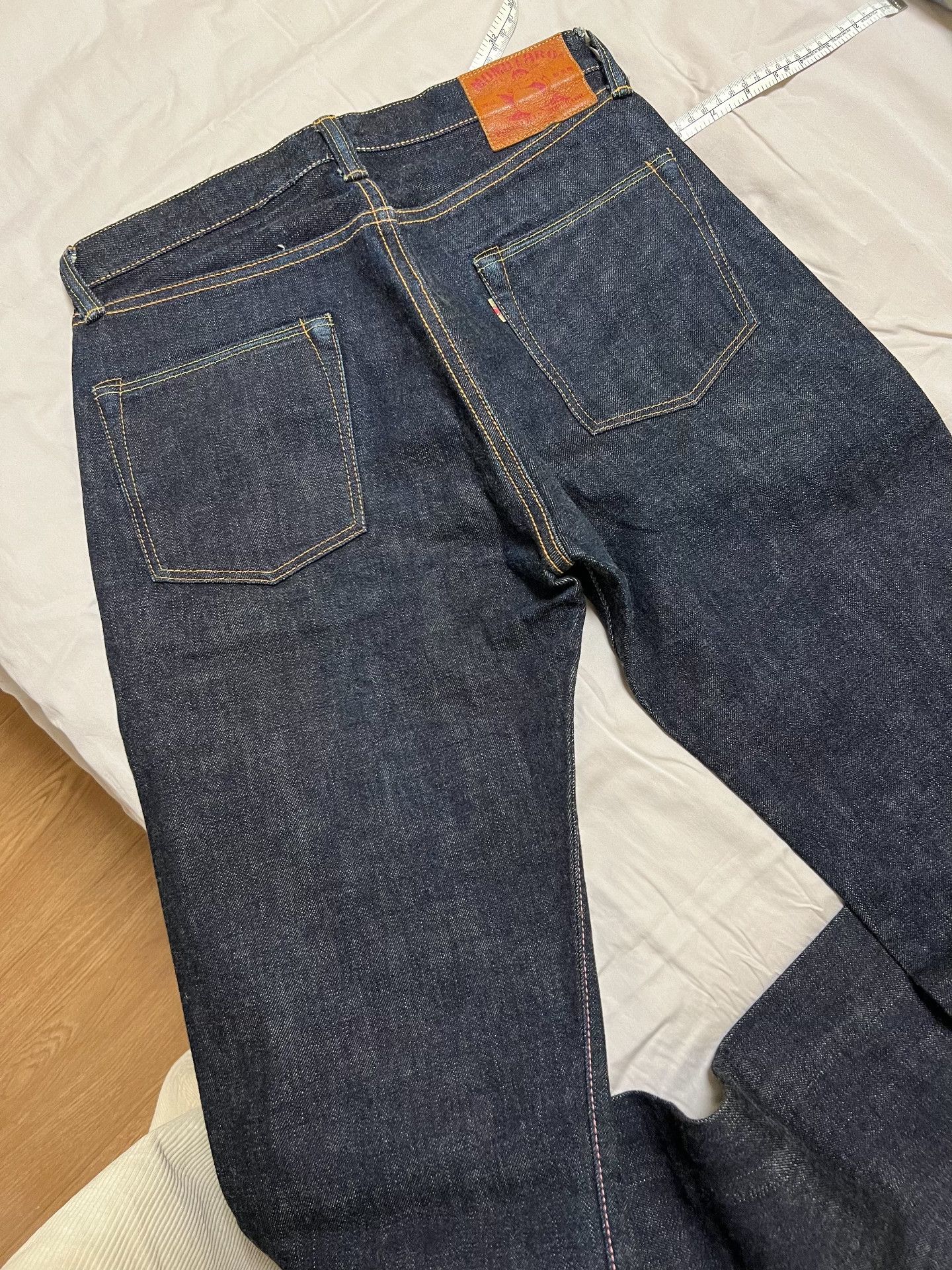 Momotaro Jeans MOMOTARO 0901 Mid-High Straight Raw Jeans Size US 30 / EU 46 - 2 Thumbnail