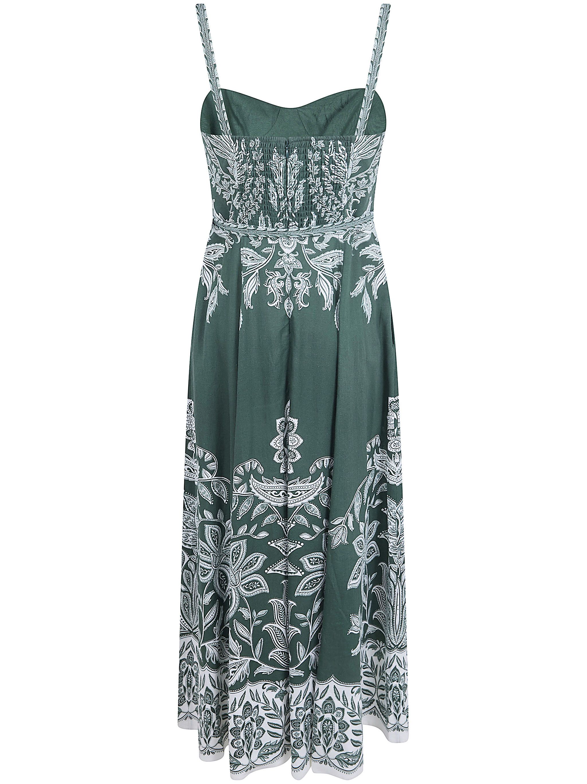 Farm Rio BELT BUCKLES MAXI DRESS Size S / US 4 / IT 40 - 2 Thumbnail