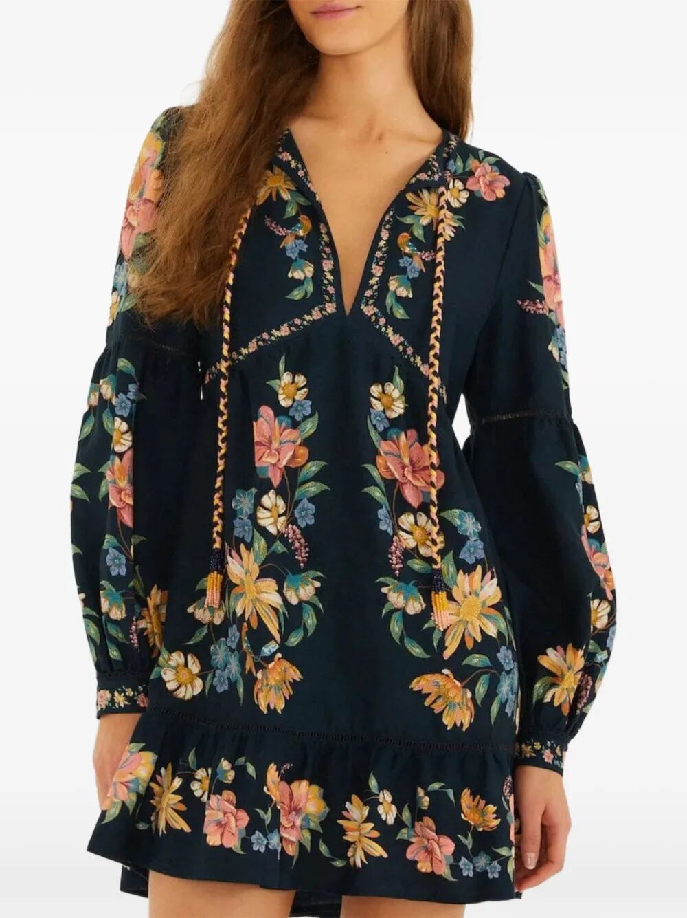 Farm Rio MINI DRESS Size XS / US 0-2 / IT 36-38 - 7 Thumbnail