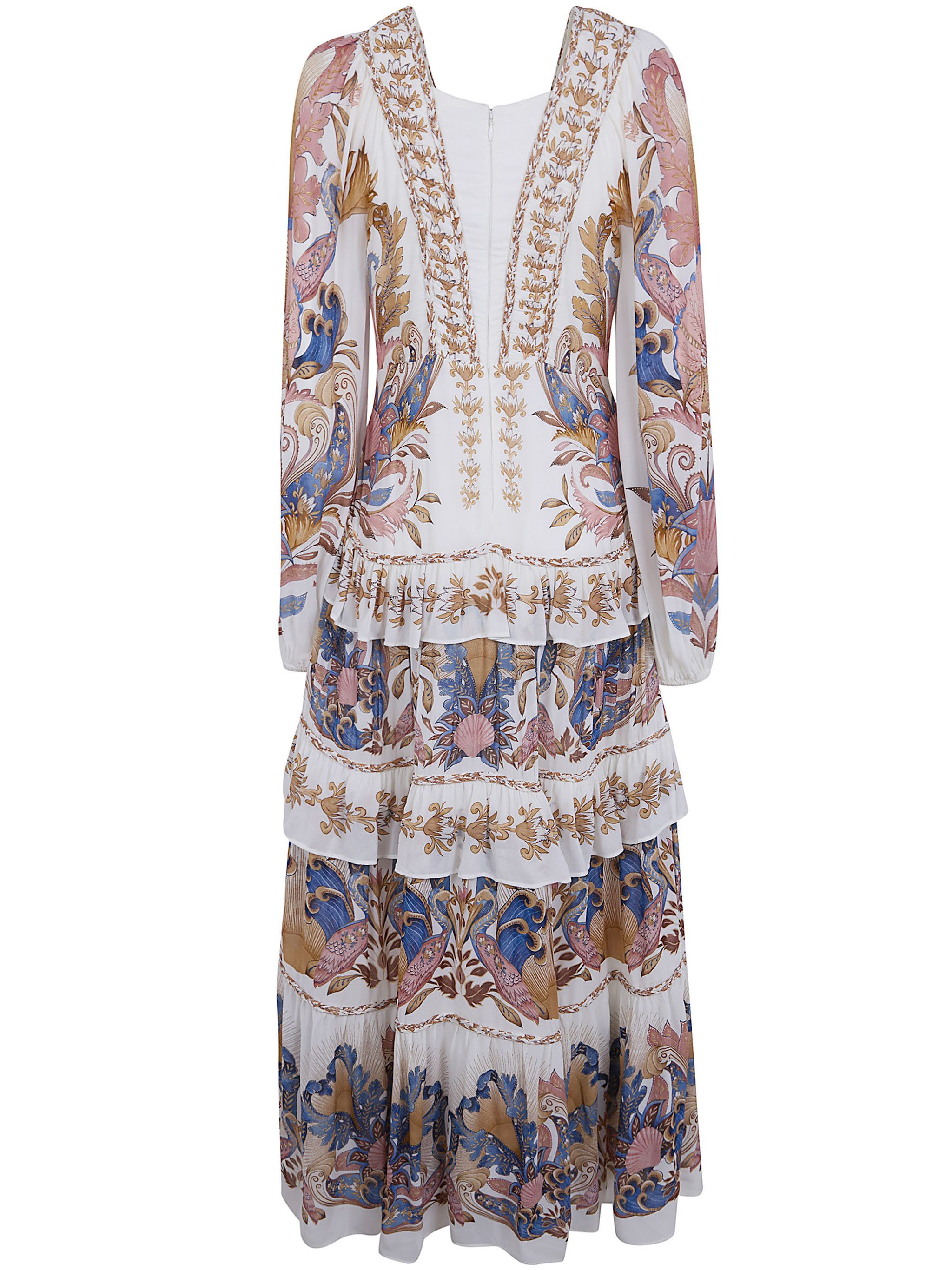 Farm Rio BRAID DETAILS LONG DRESS Size M / US 6-8 / IT 42-44 - 2 Thumbnail
