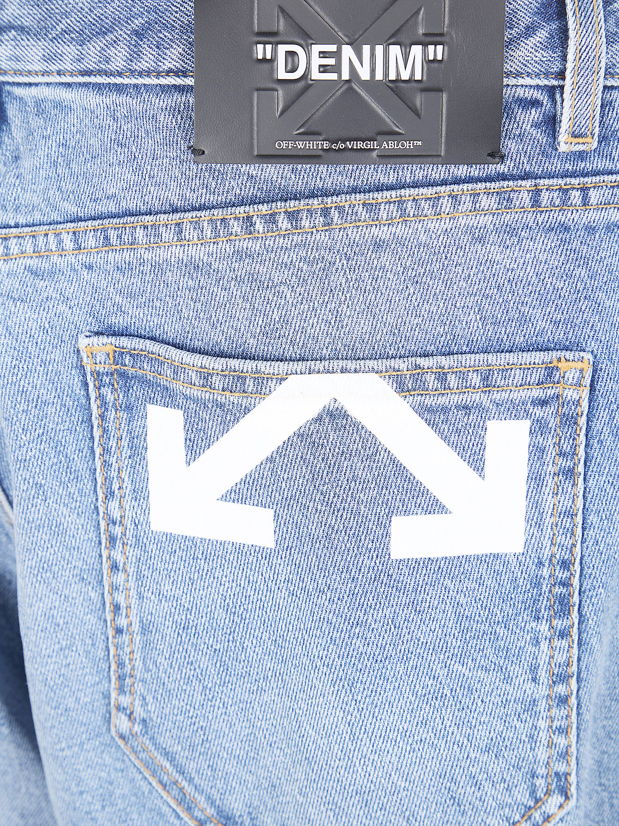 Off-White "TWIST SLOUCHY" HALF ARROW JEANS Size US 31 - 3 Thumbnail