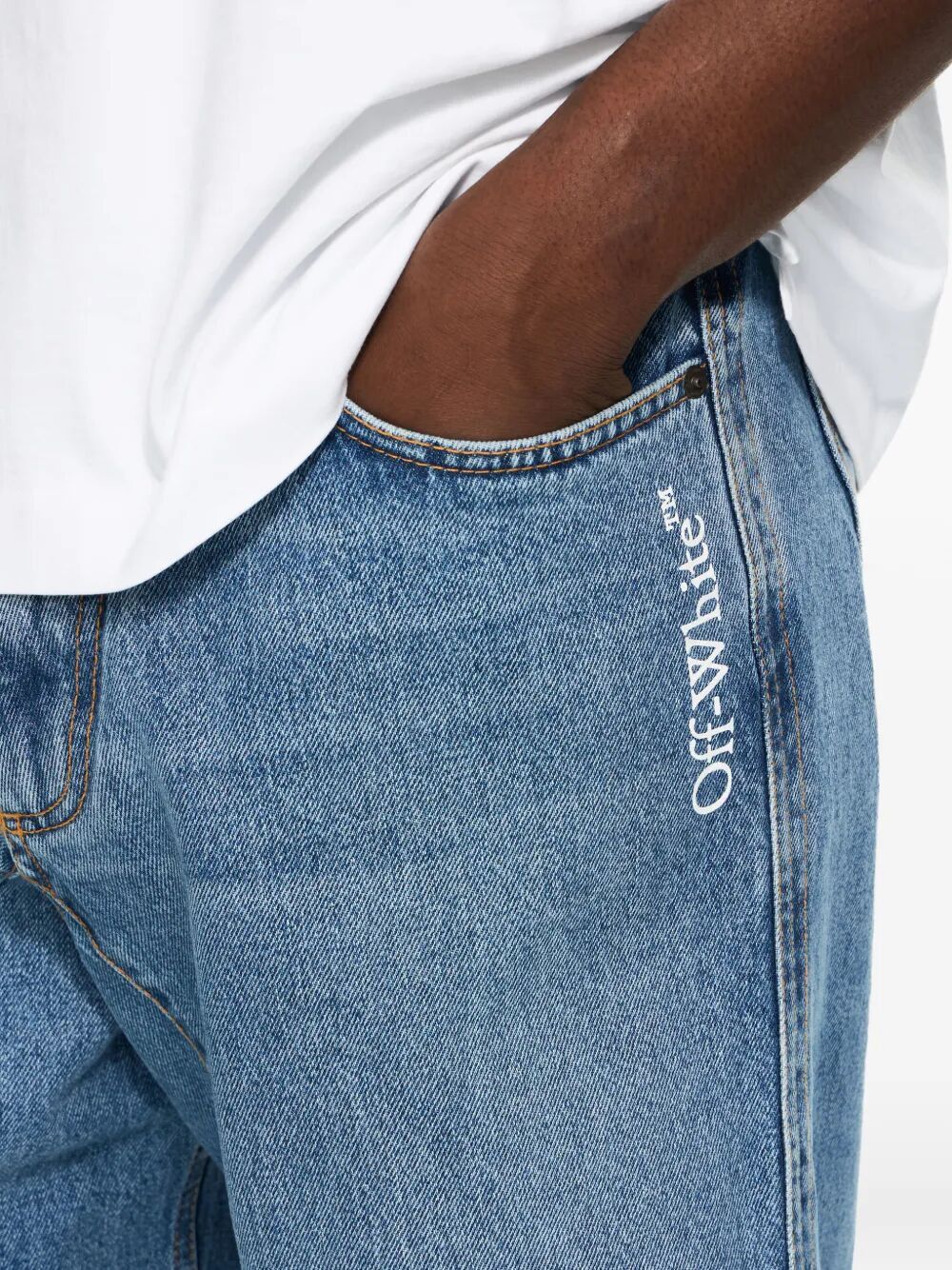 Off-White "TWIST SLOUCHY" HALF ARROW JEANS Size US 33 - 6 Thumbnail