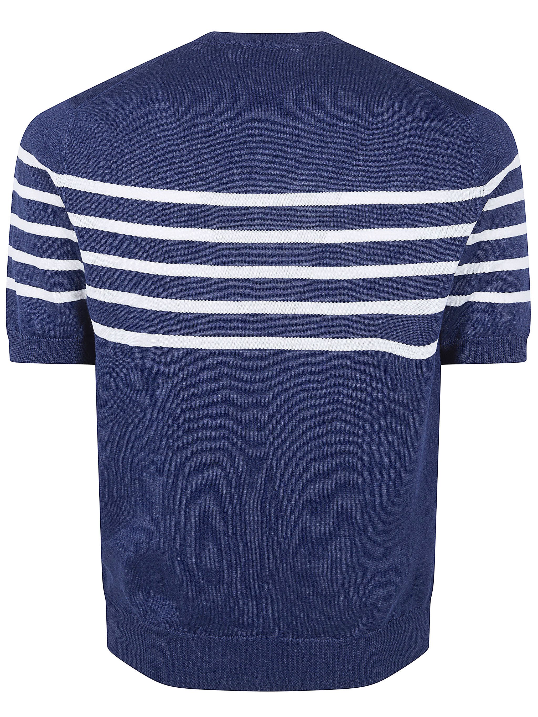 Gran Sasso SHORT SLEEVES HALF TURTLENECK Size US L / EU 52-54 / 3 - 2 Thumbnail