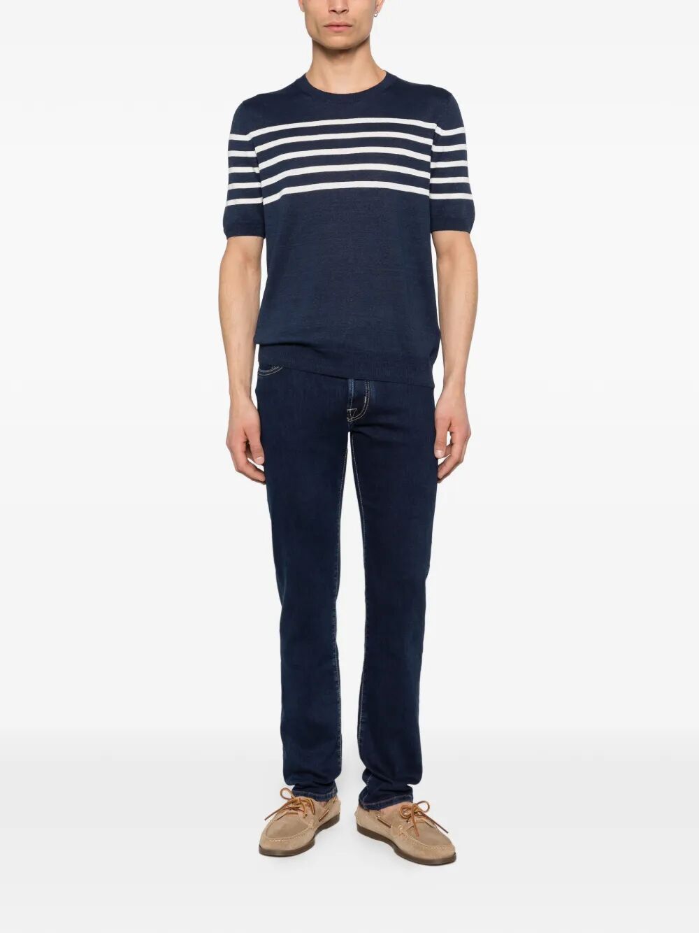 Gran Sasso SHORT SLEEVES HALF TURTLENECK Size US XL / EU 56 / 4 - 5 Thumbnail