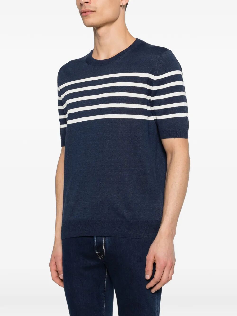 Gran Sasso SHORT SLEEVES HALF TURTLENECK Size US XXL / EU 58 / 5 - 6 Thumbnail