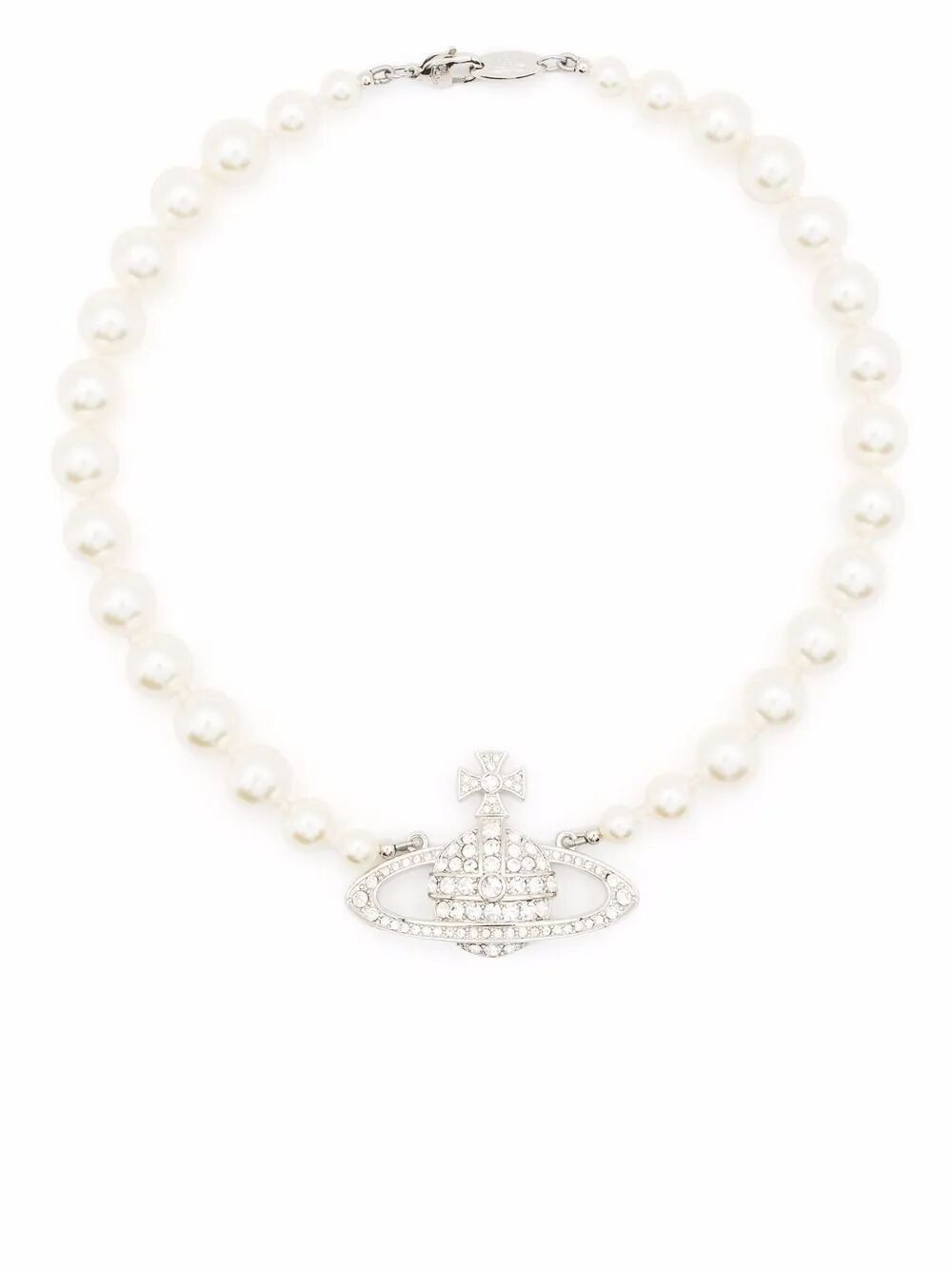 Vivienne Westwood "ONE ROW PEARL BAS" RELIEF NECKLACE Size ONE SIZE - 2 Thumbnail