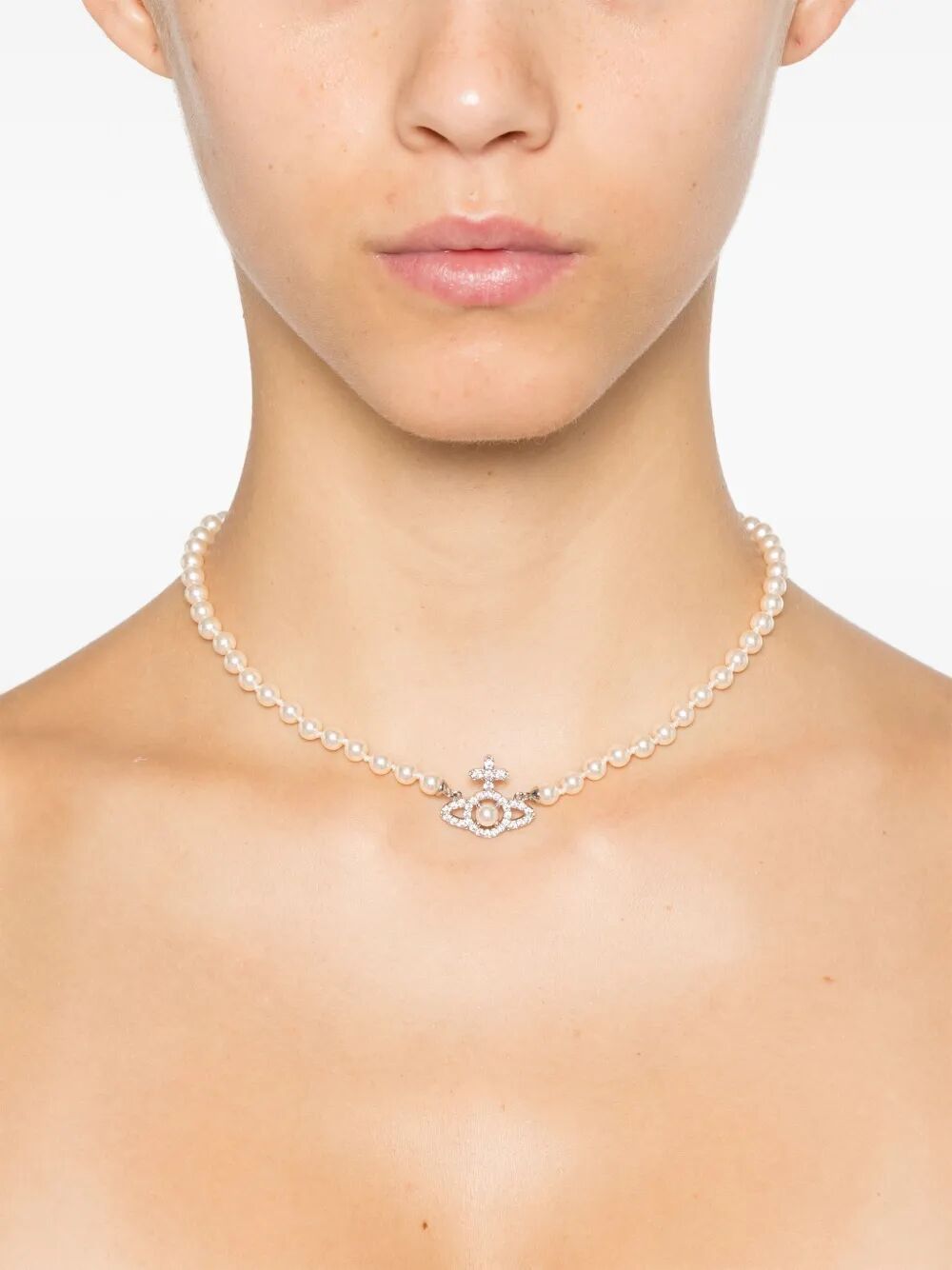 Vivienne Westwood "OLYMPIA PEARL" NECKLACE Size ONE SIZE - 2 Thumbnail