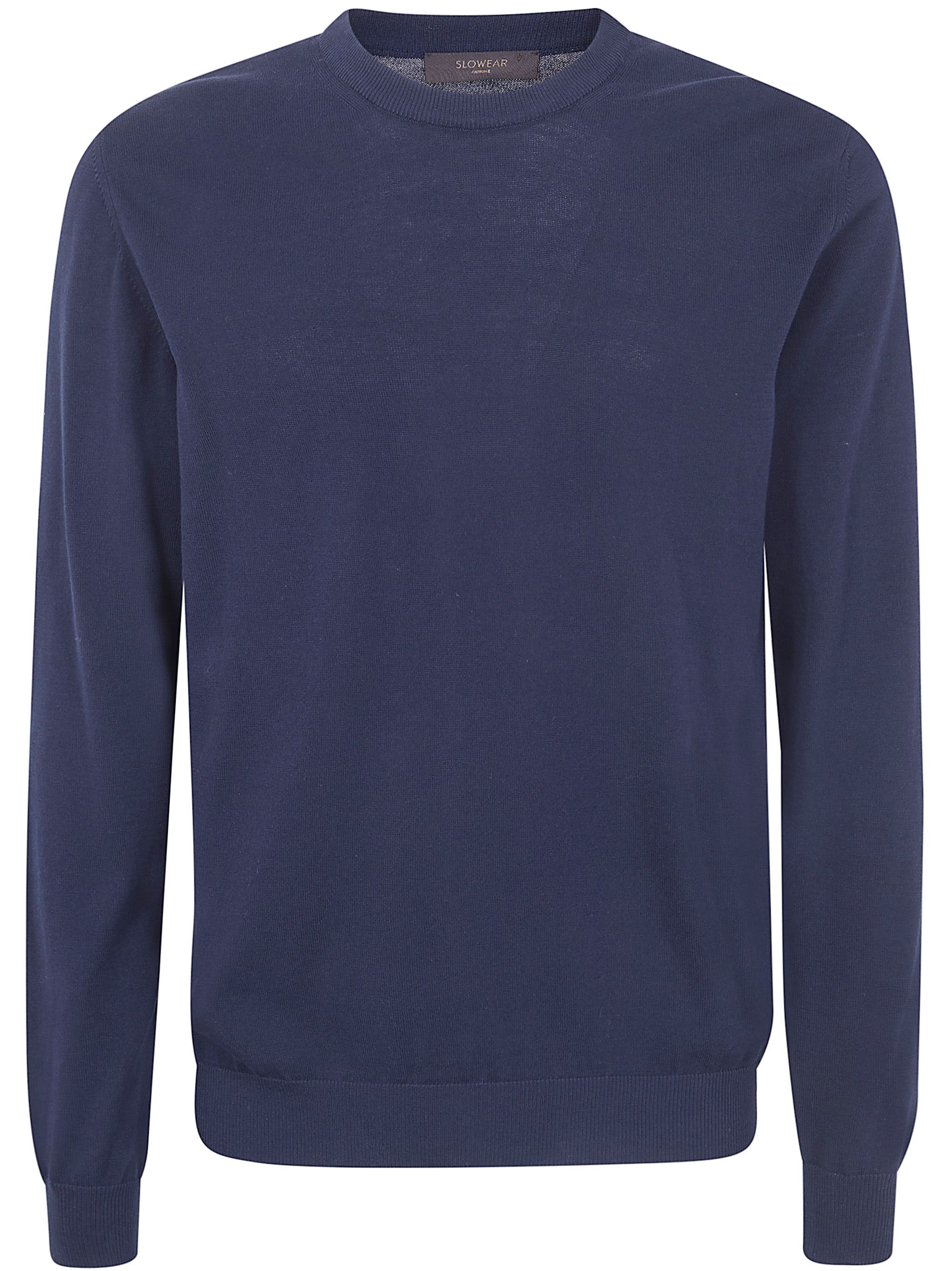 Zanone ROUND NECK SLIM FIT SWEATER Size US XXL / EU 58 / 5 - 7 Thumbnail
