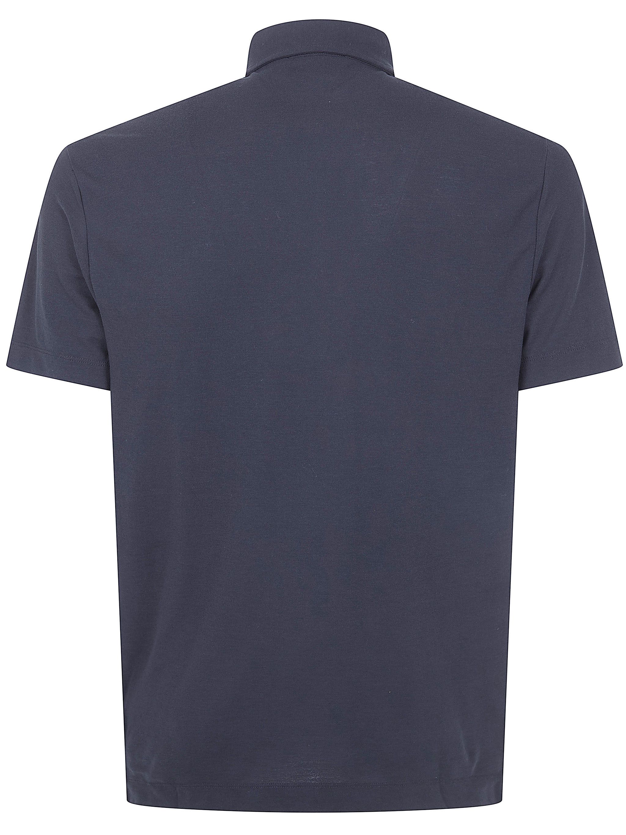 Zanone SHORT SLEEVES POLO SHIRT Size US L / EU 52-54 / 3 - 7 Thumbnail