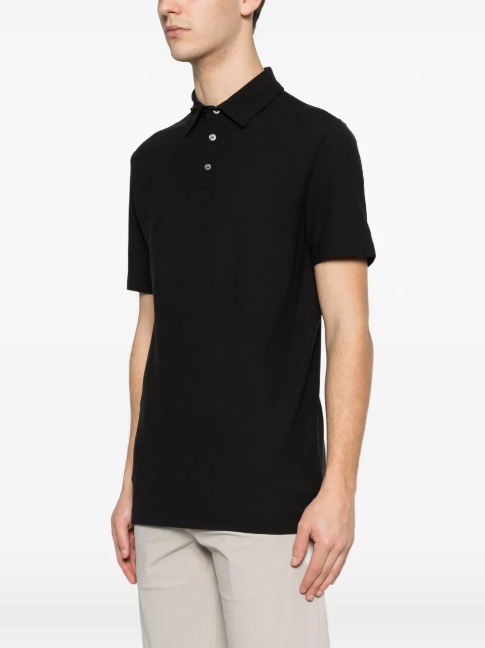 Zanone SHORT SLEEVES POLO SHIRT Size US XL / EU 56 / 4 - 4 Thumbnail