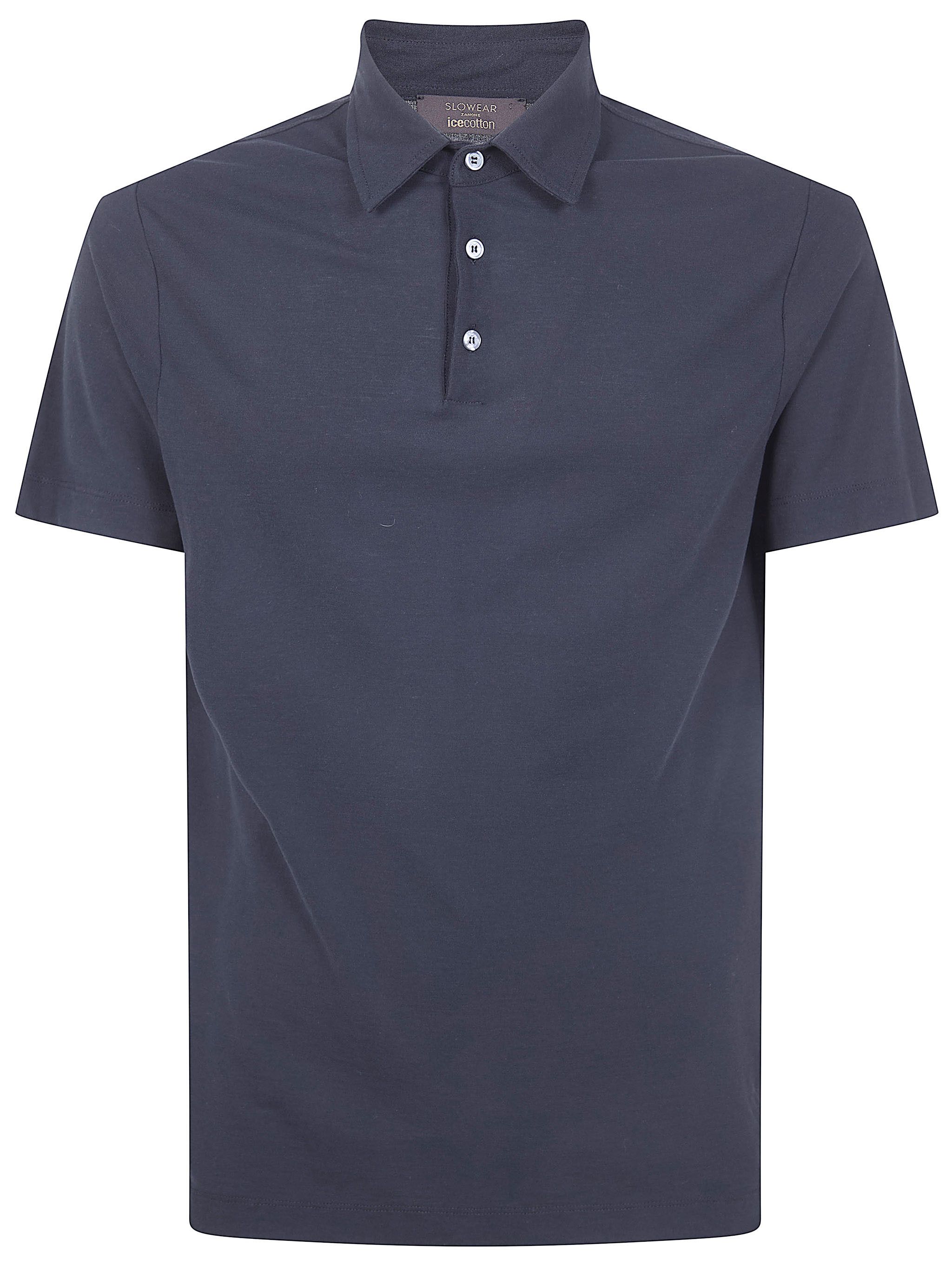 Zanone SHORT SLEEVES POLO SHIRT Size US XXL / EU 58 / 5 - 6 Thumbnail