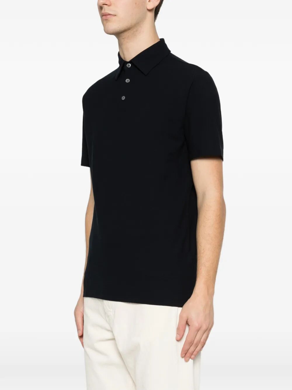 Zanone SHORT SLEEVES POLO SHIRT Size US XXL / EU 58 / 5 - 3 Thumbnail