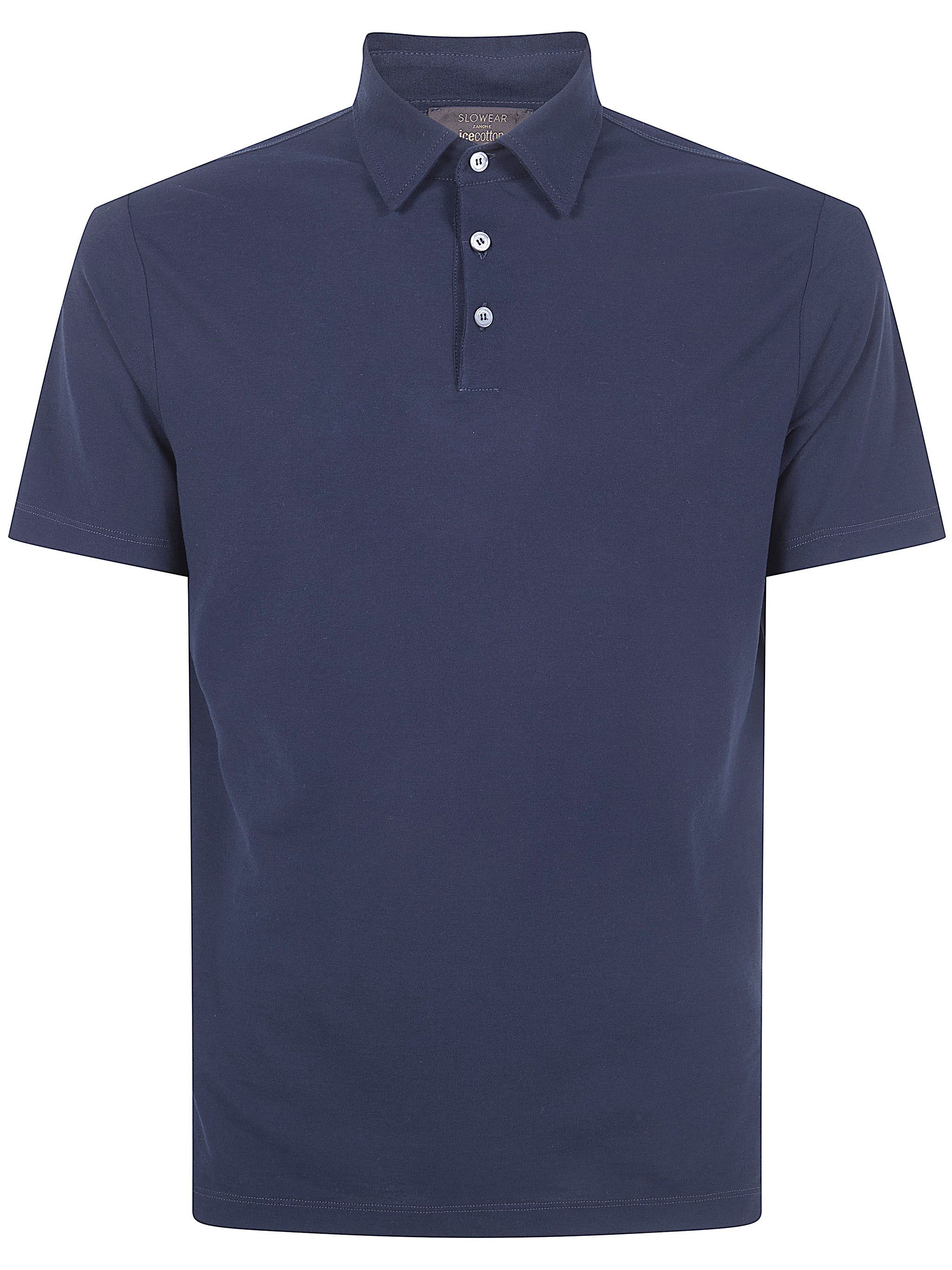 Zanone SHORT SLEEVES POLO SHIRT Size US XXL / EU 58 / 5 - 6 Thumbnail