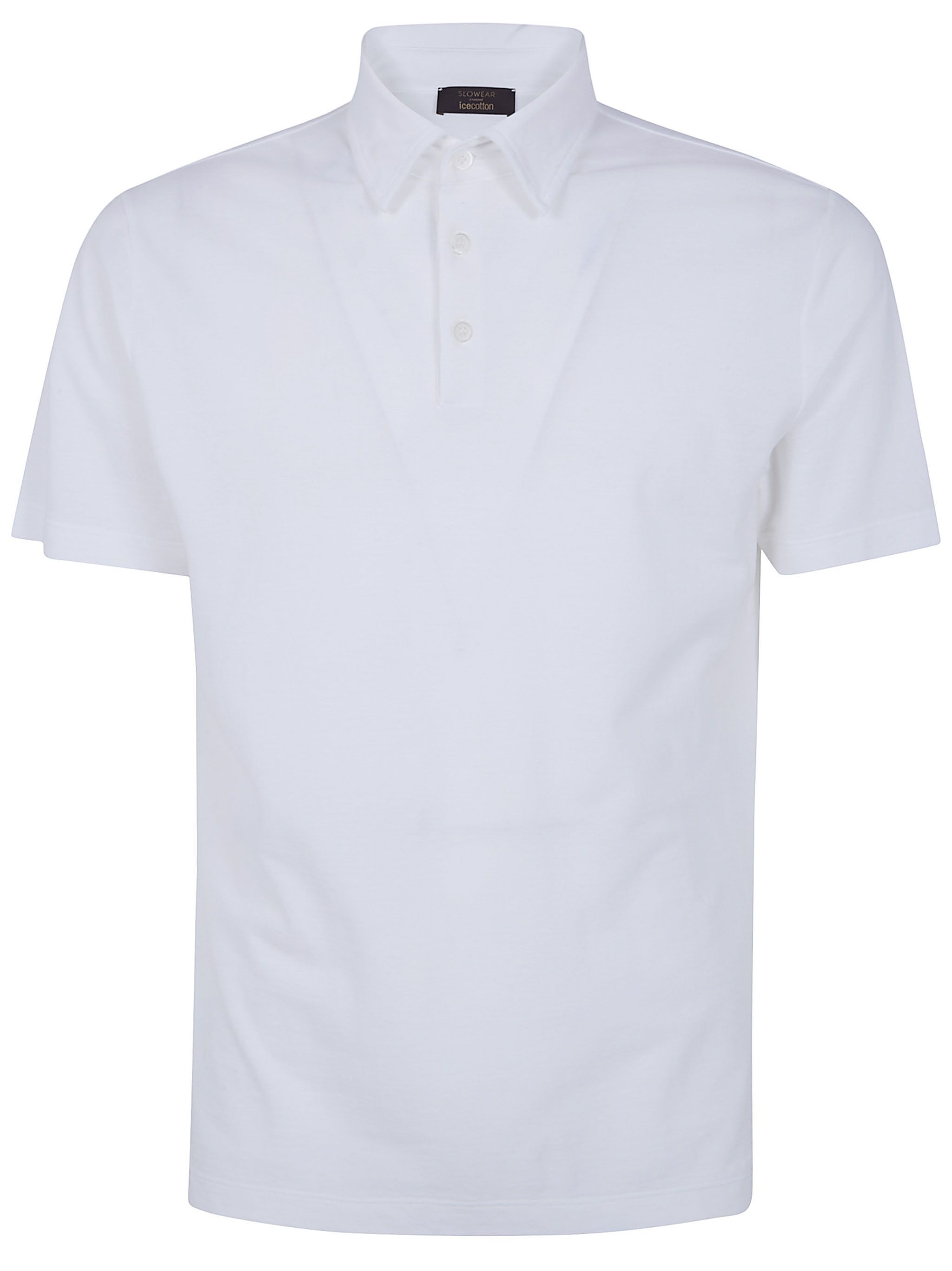 Zanone SHORT SLEEVES POLO SHIRT Size US XL / EU 56 / 4 - 4 Thumbnail