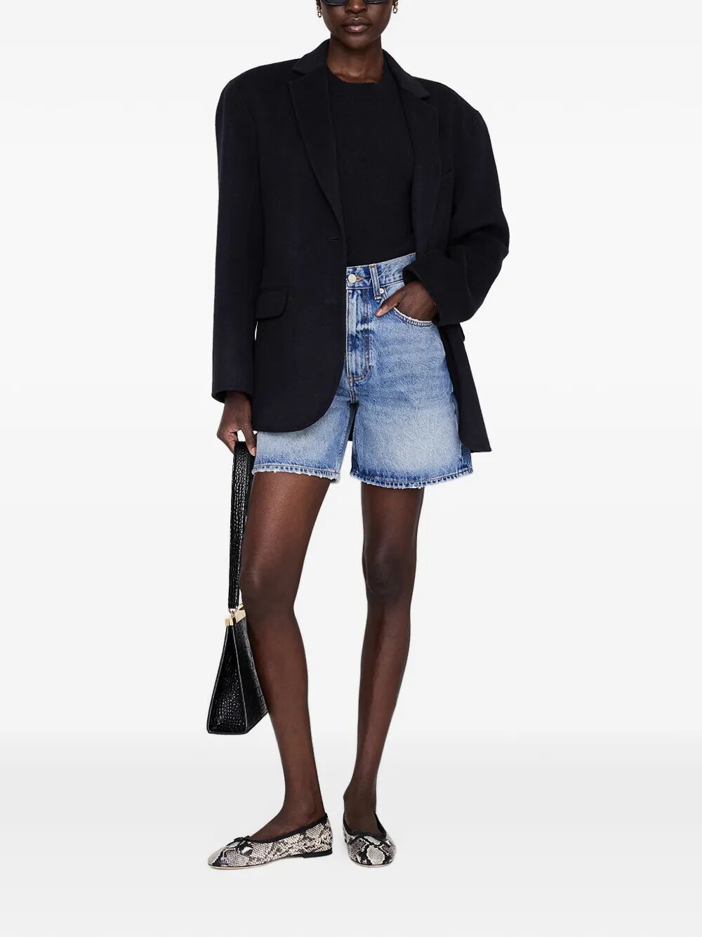 Anine Bing "HEATH" SHORT Size 28" / US 6 / IT 42 - 6 Thumbnail