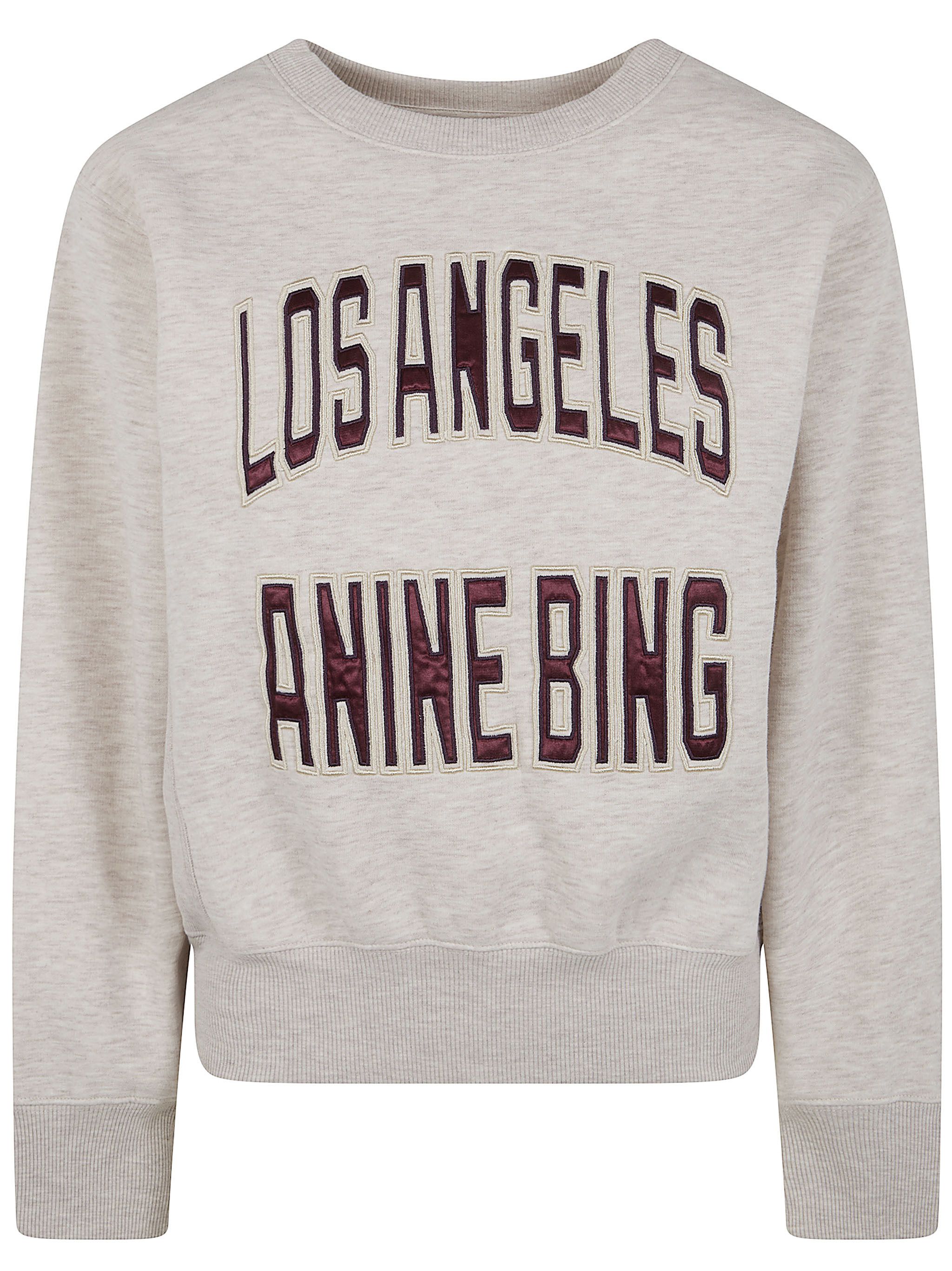 Anine Bing "HARRY" SHRUNKEN SWEATSHIRT LA Size L / US 10 / IT 46 - 6 Thumbnail