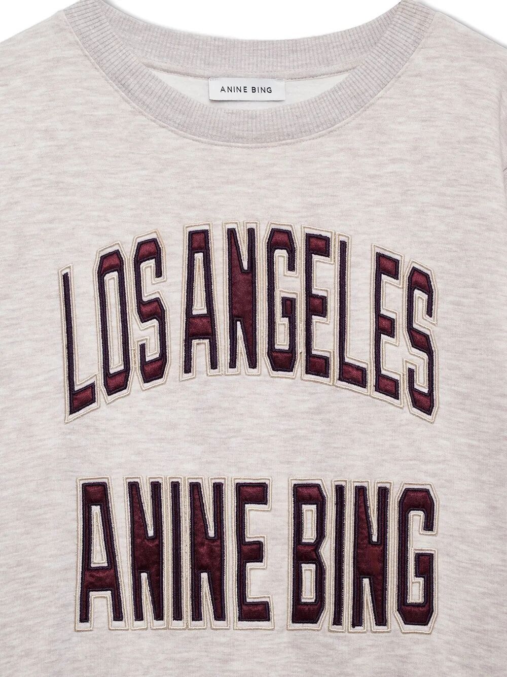 Anine Bing "HARRY" SHRUNKEN SWEATSHIRT LA Size L / US 10 / IT 46 - 3 Thumbnail