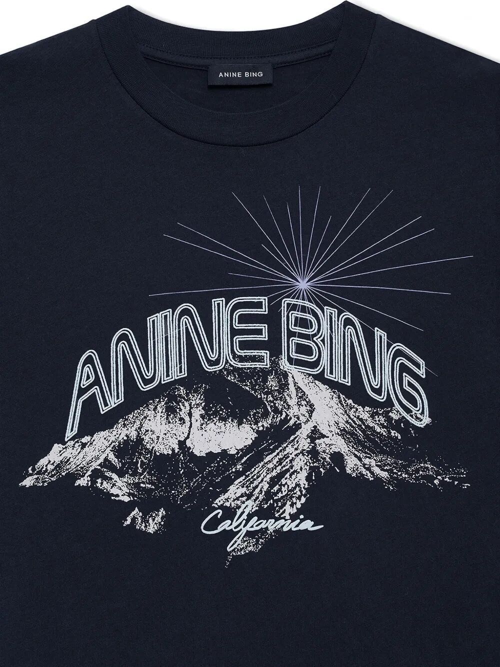 Anine Bing "WALKER" TEE CALIFORNIA Size S / US 4 / IT 40 - 5 Thumbnail
