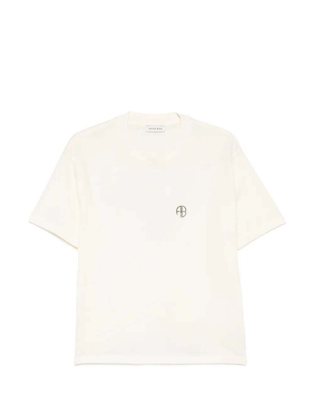 Anine Bing "WAGNER" TEE SOFT STENCIL Size L / US 10 / IT 46 - 4 Thumbnail