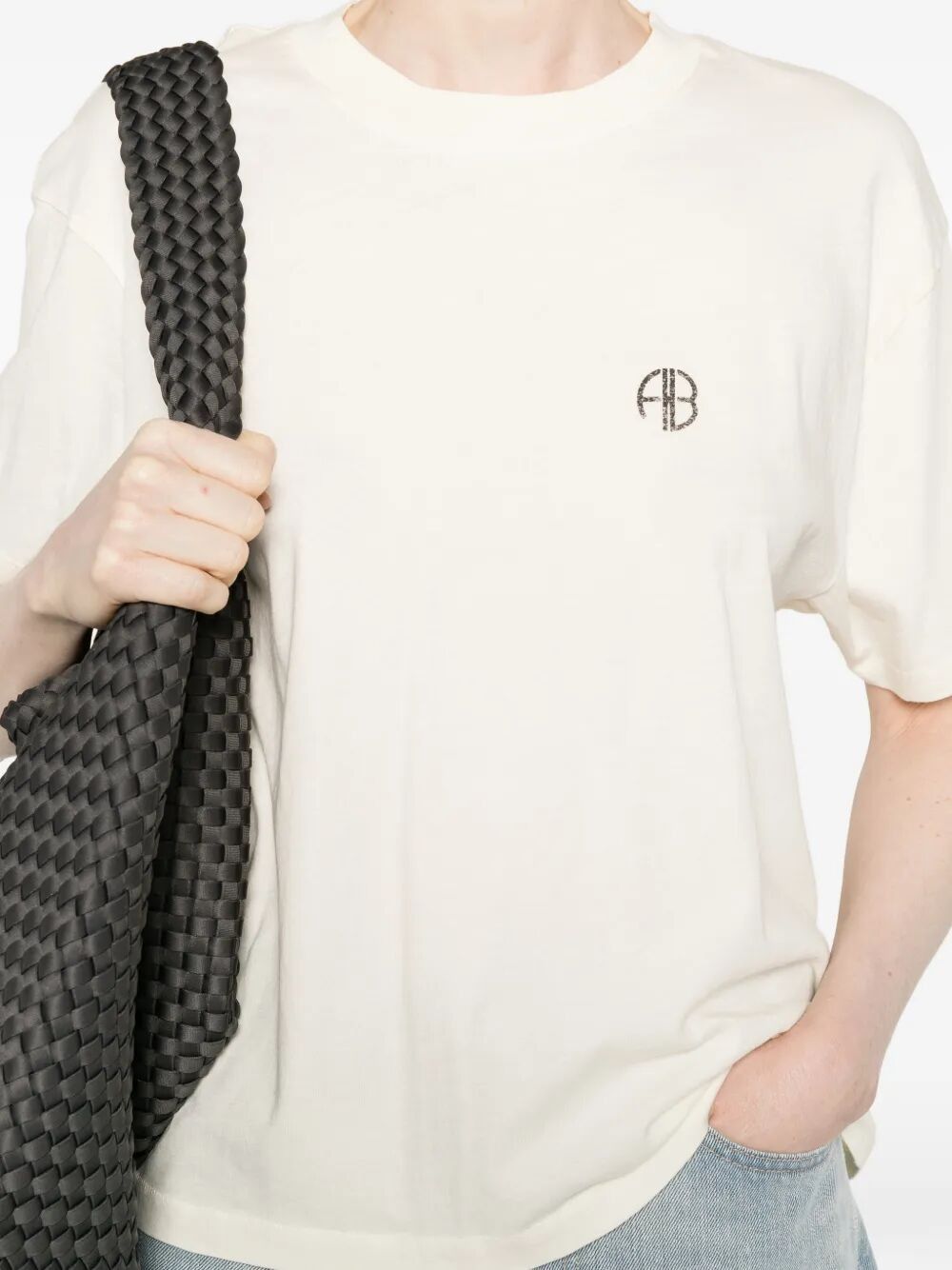 Anine Bing "WAGNER" TEE SOFT STENCIL Size M / US 6-8 / IT 42-44 - 7 Thumbnail