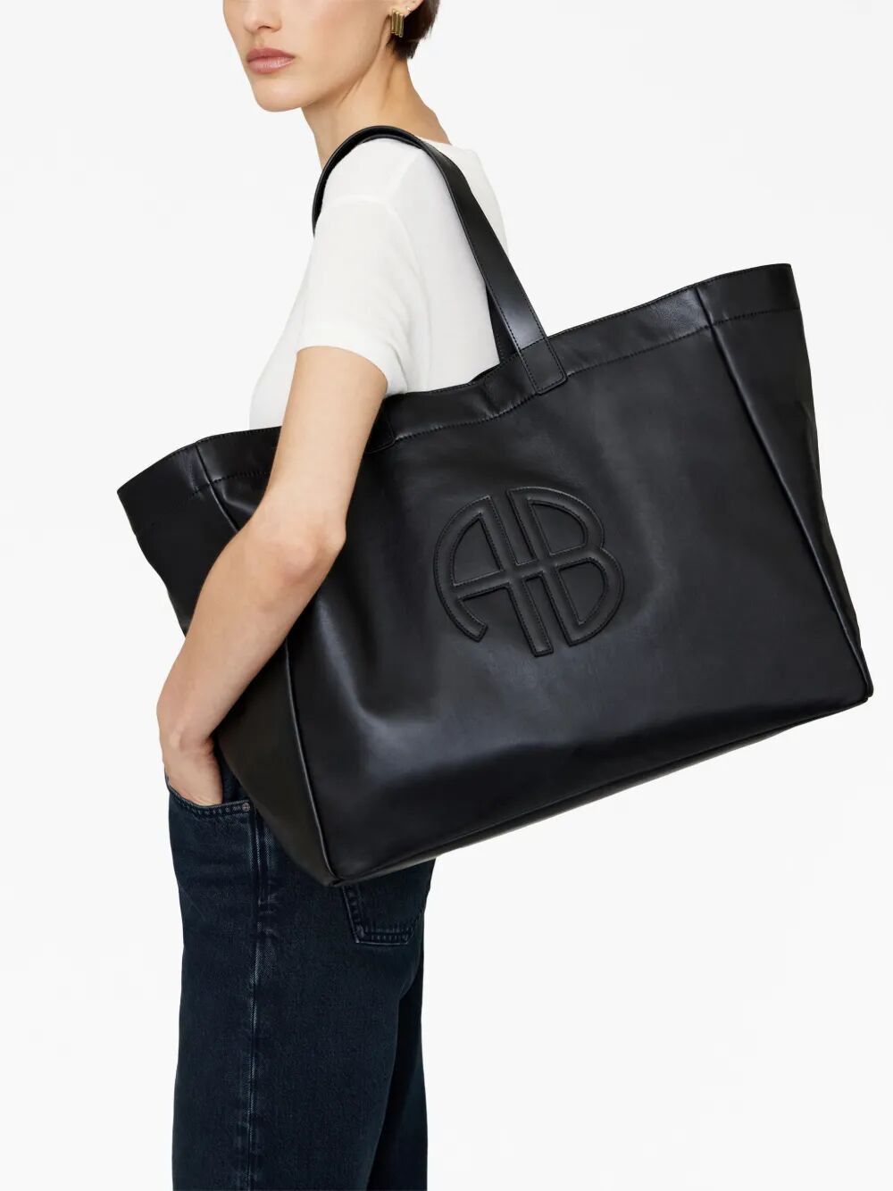 Anine Bing LARGE "RIO" TOTE BAG Size ONE SIZE - 3 Thumbnail