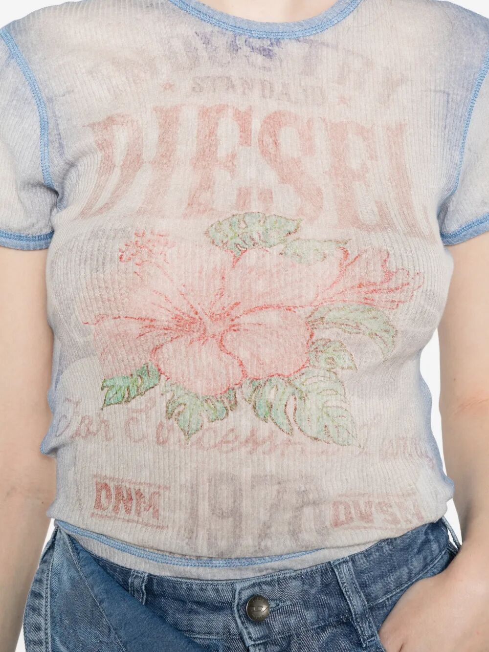 Diesel "TIANA" T-SHIRT Size XS / US 0-2 / IT 36-38 - 5 Thumbnail