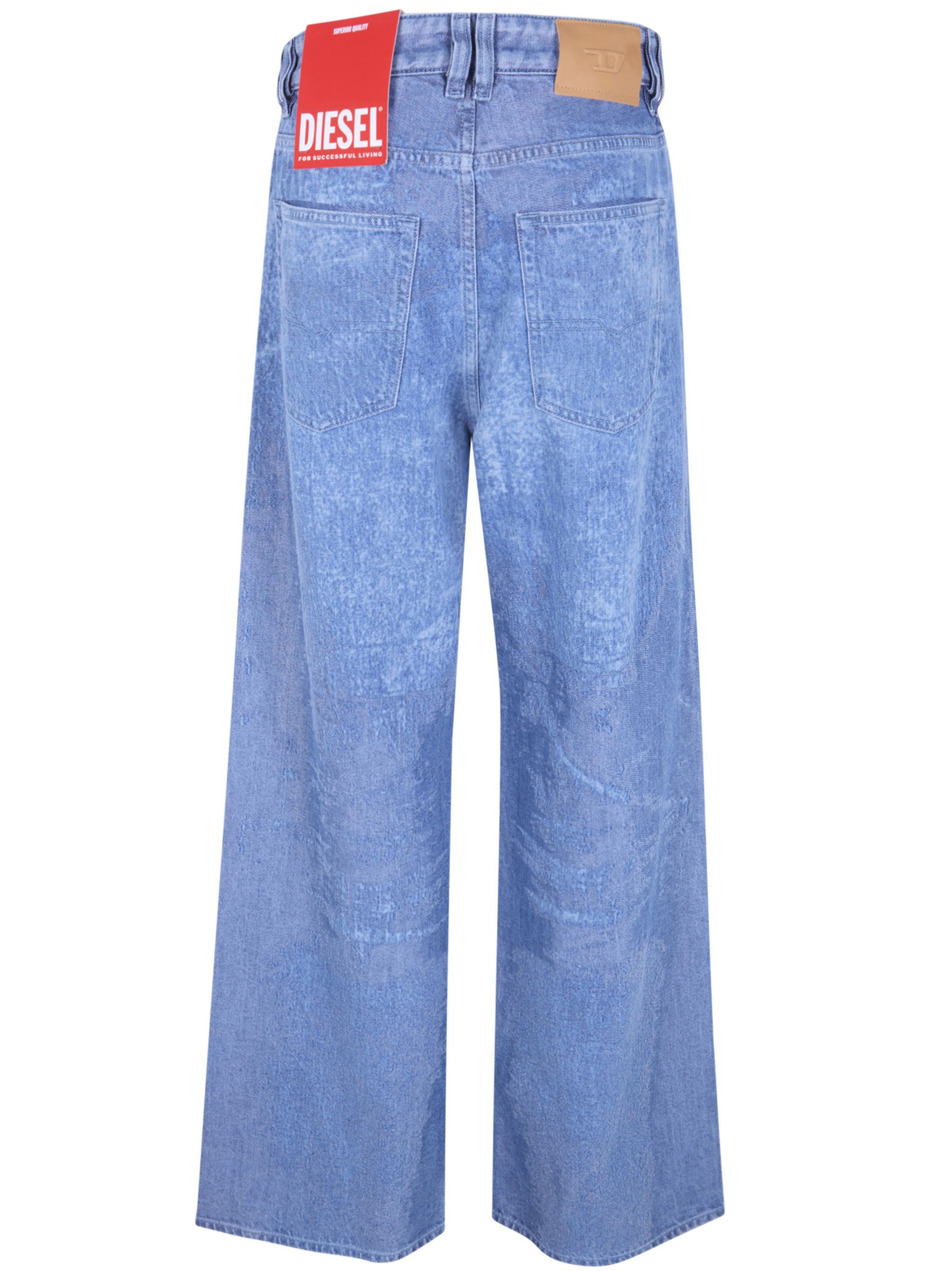 Diesel "1996 D SIRE FSI" WIDE LEG DENIM Size 25" / US 0 / IT 36 - 2 Thumbnail