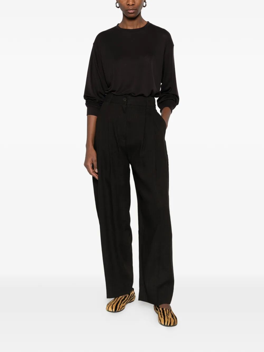 Studio Nicholson "ACUNA" DOUBLE PLEAT FRONT PANT Size 25" / US 0 / IT 36 - 3 Thumbnail