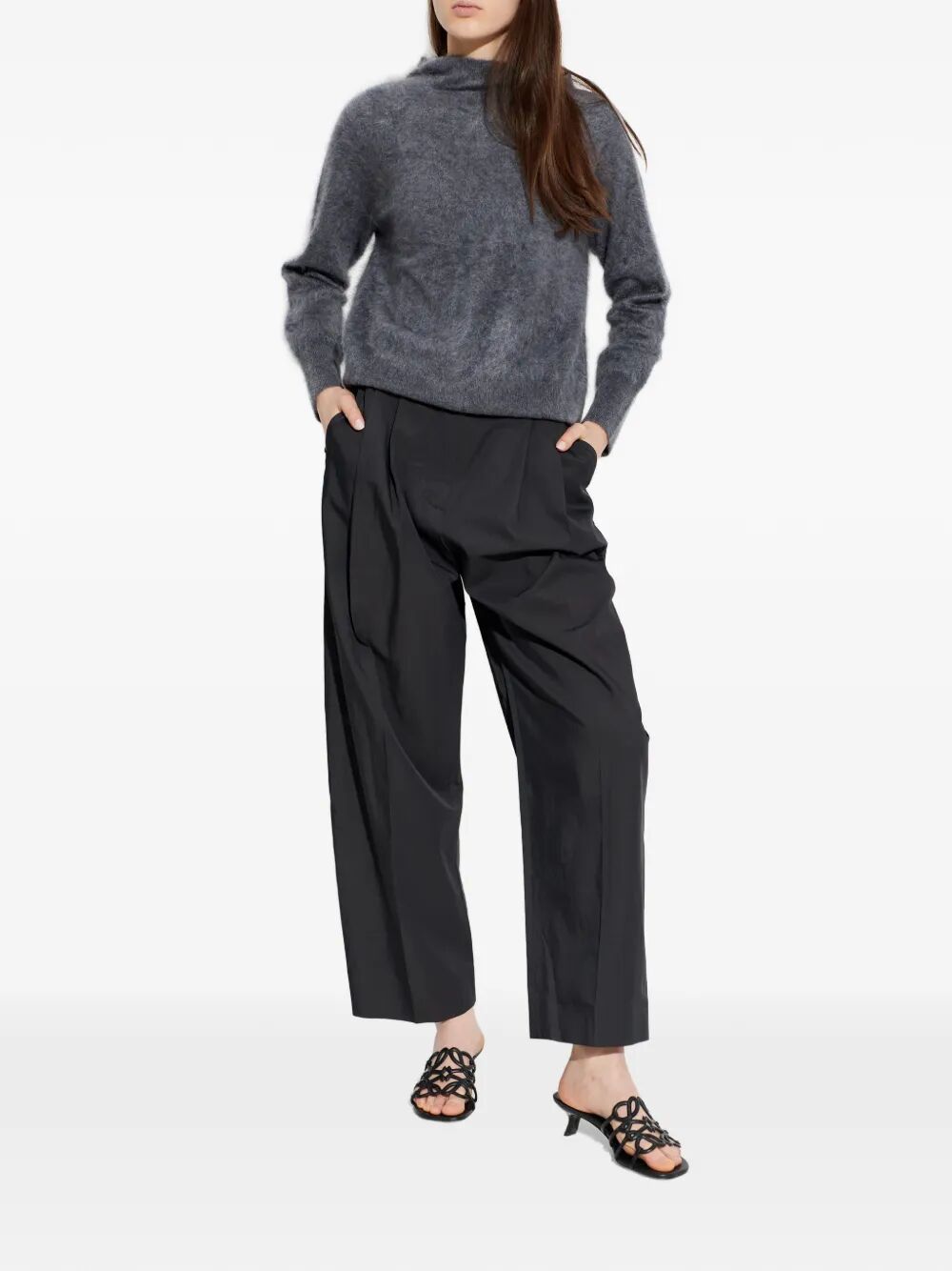 Studio Nicholson "ACUNA" DOUBLE PLEAT FRONT PANT Size 27" / US 4 / IT 40 - 2 Thumbnail