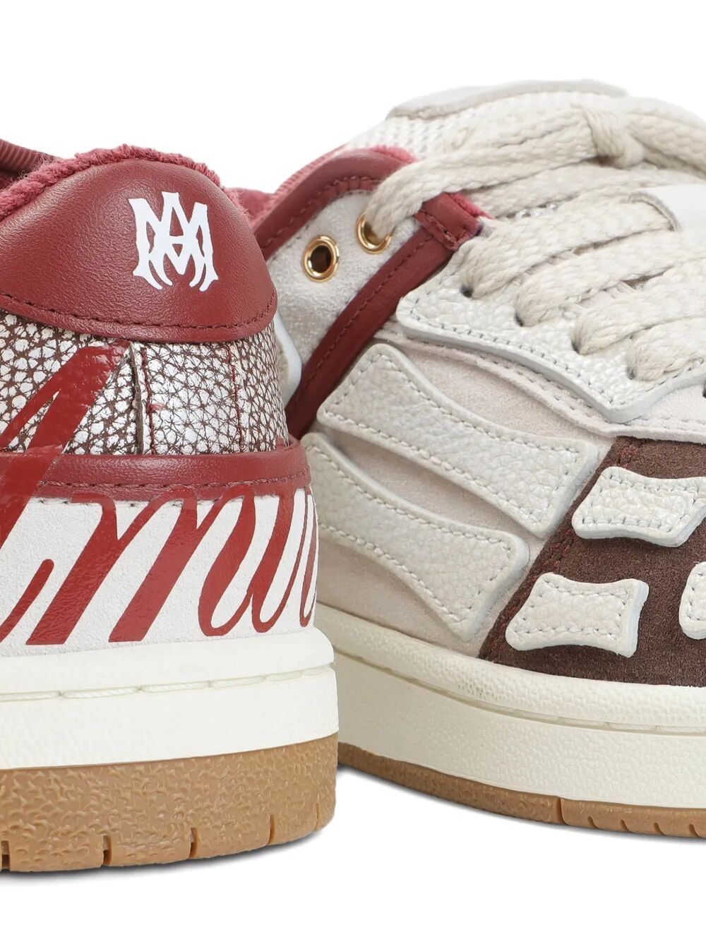 Amiri "XL SKEL" TOP LOW SNEAKERS Size US 8 / EU 41 - 2 Thumbnail