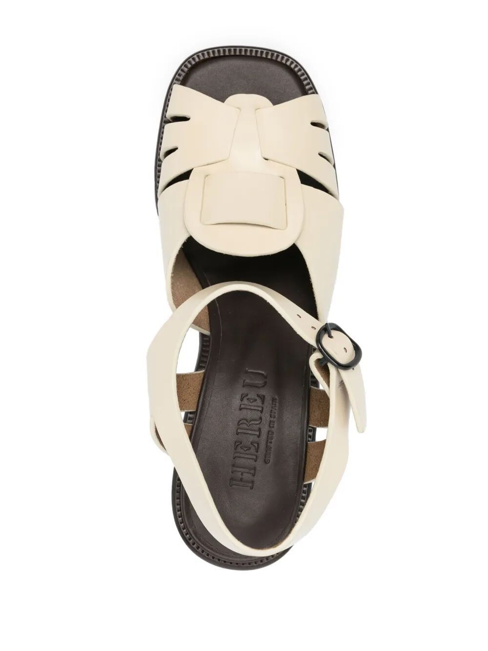Hereu "ANCORA" SQUARED HEELED SANDALS Size US 6 / IT 36 - 2 Thumbnail