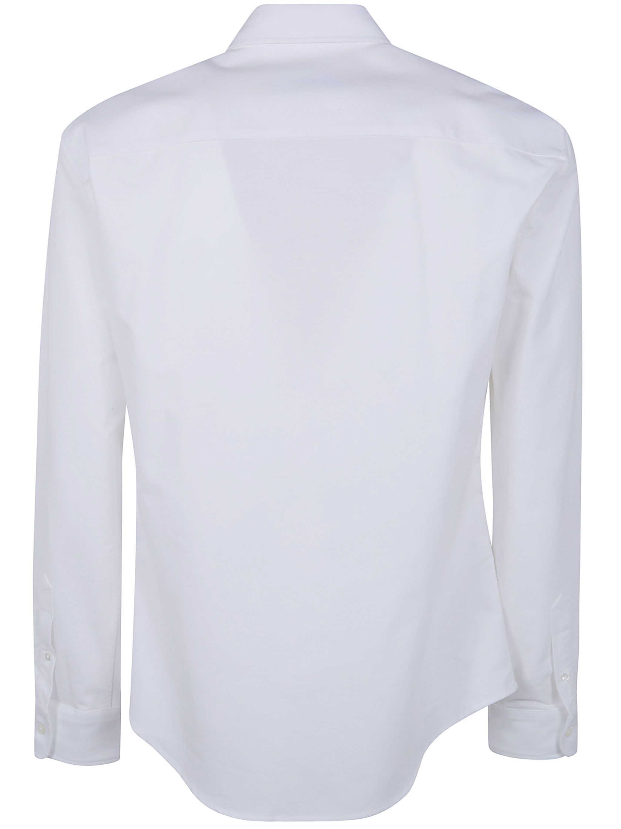 AMI CLASSIC LONG SLEEVE SHIRT BUTTON DOWN COLLAR WITH EMBROIDERED "AMI DE COEUR" Size US M / EU 48-50 / 2 - 7 Thumbnail