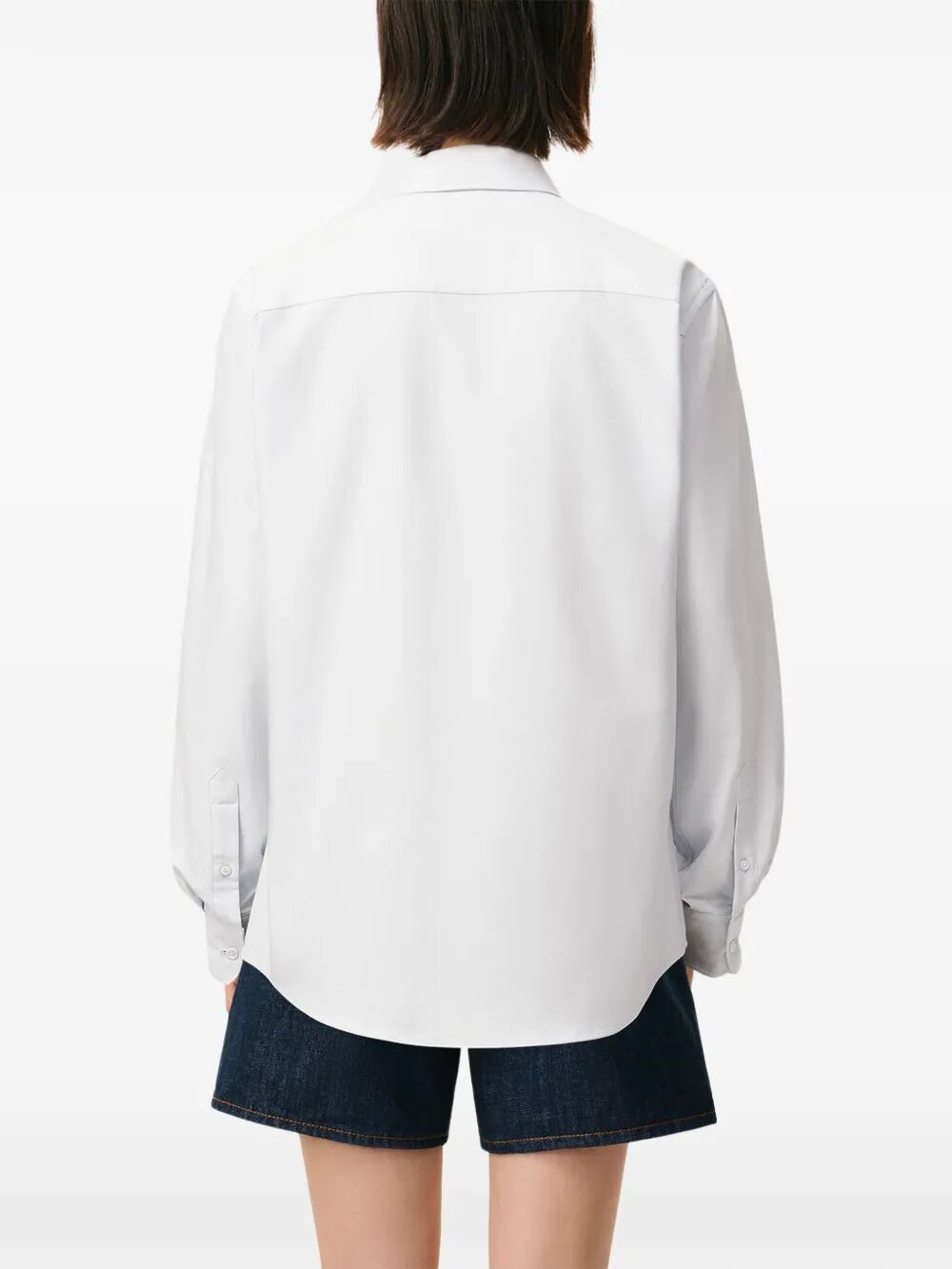 AMI CLASSIC LONG SLEEVE SHIRT BUTTON DOWN COLLAR WITH EMBROIDERED "AMI DE COEUR" Size US M / EU 48-50 / 2 - 5 Thumbnail