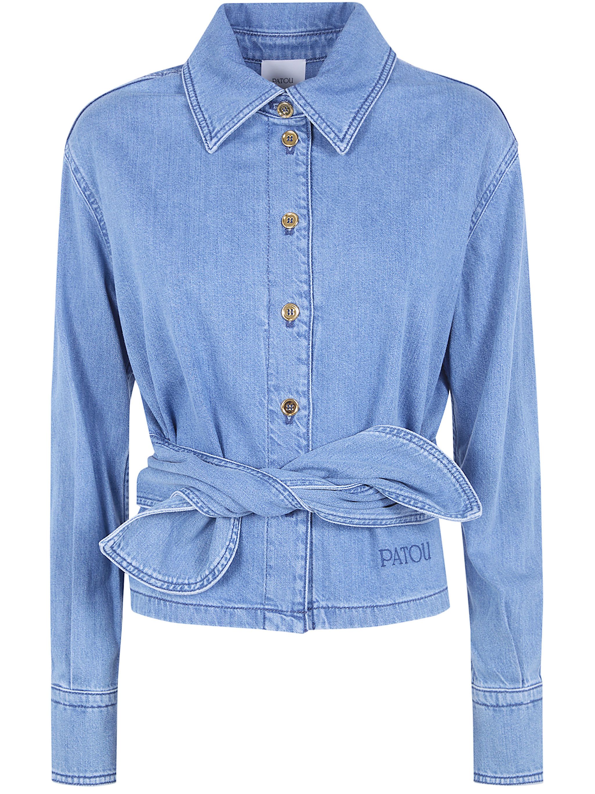 Patou LONG SLEEVES KNOT SHIRT Size M / US 6-8 / IT 42-44 - 6 Thumbnail