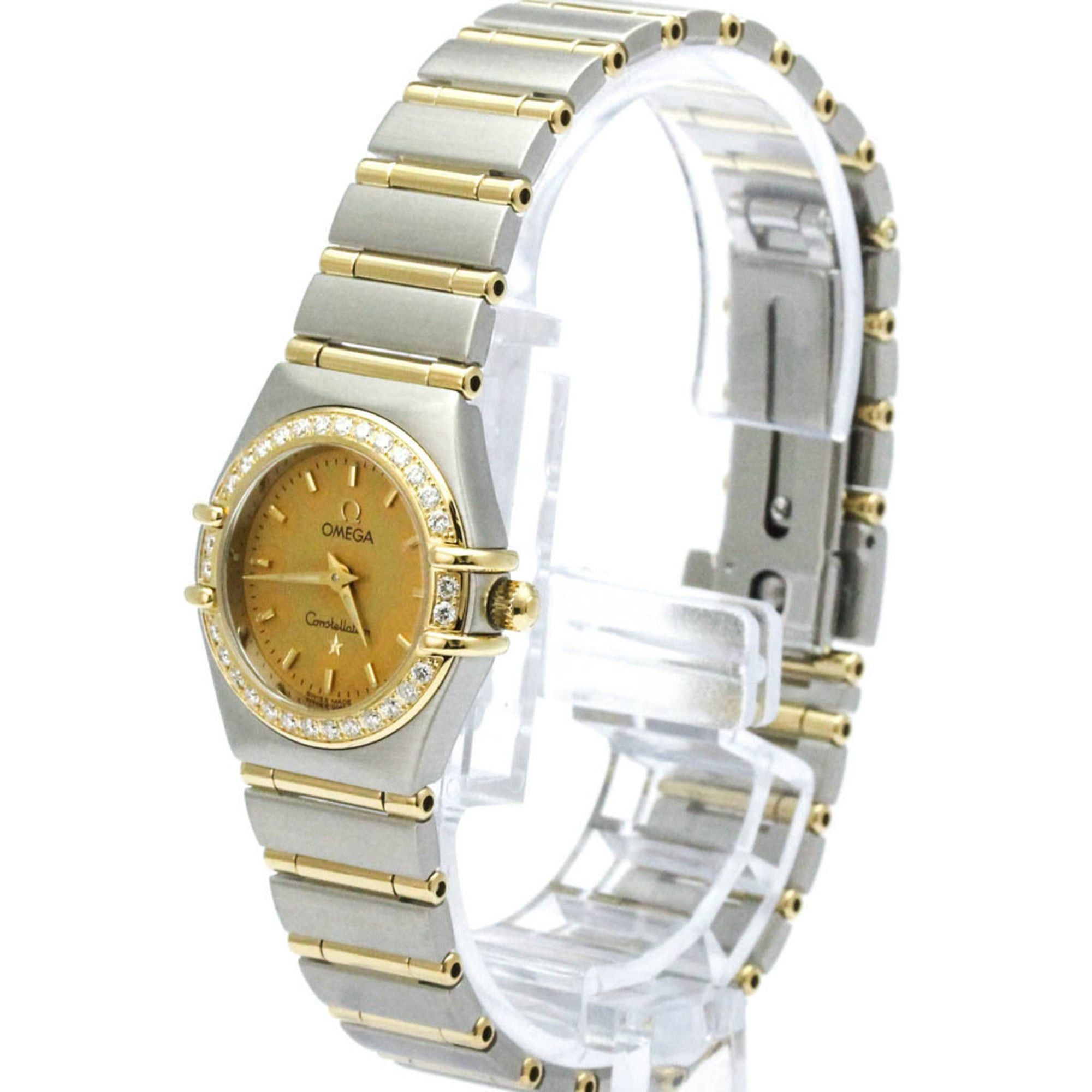 Omega OMEGA Constellation Diamond 18K Gold Steel Watch 1367.10 Polished Size ONE SIZE - 2 Thumbnail