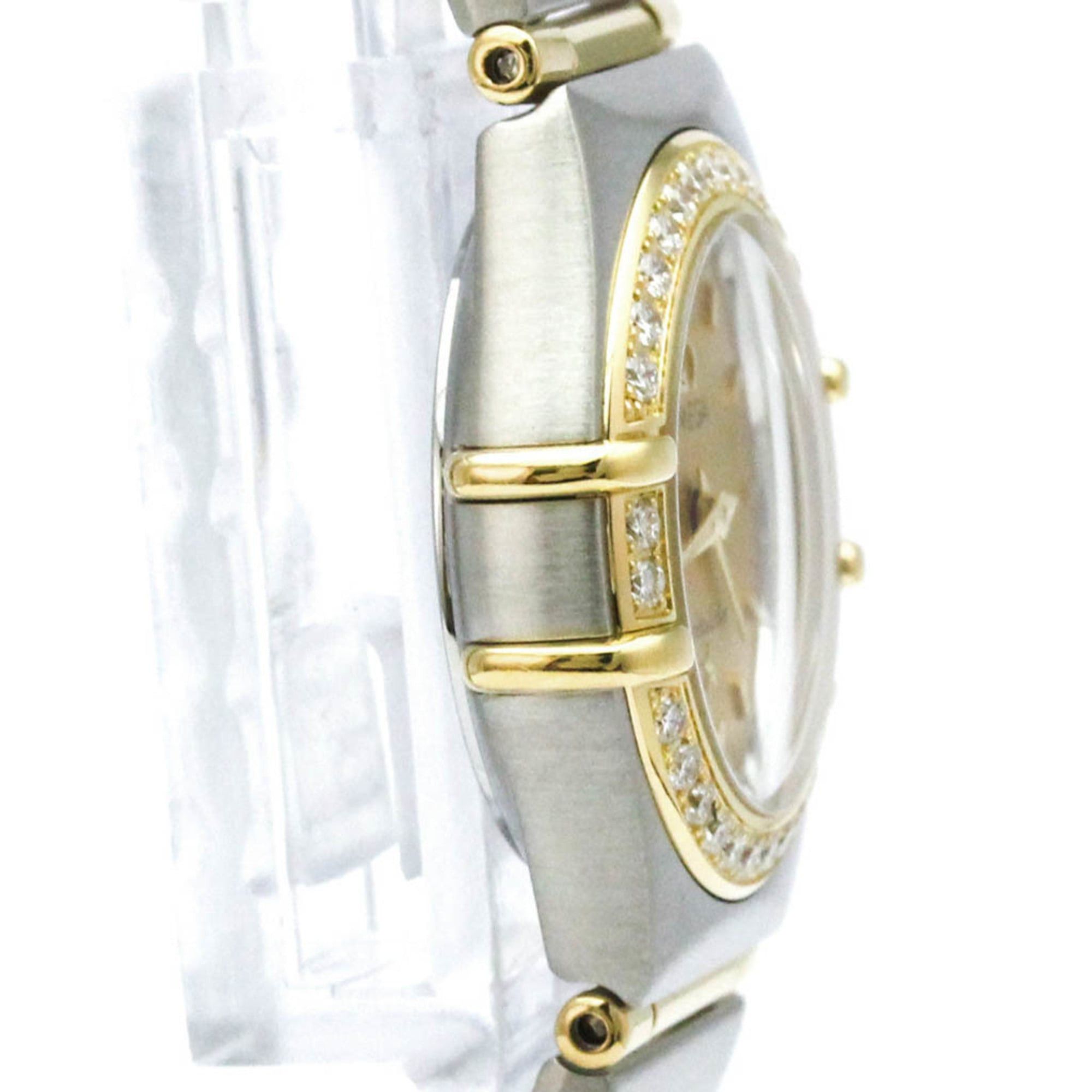 Omega OMEGA Constellation Diamond 18K Gold Steel Watch 1367.10 Polished Size ONE SIZE - 8 Thumbnail