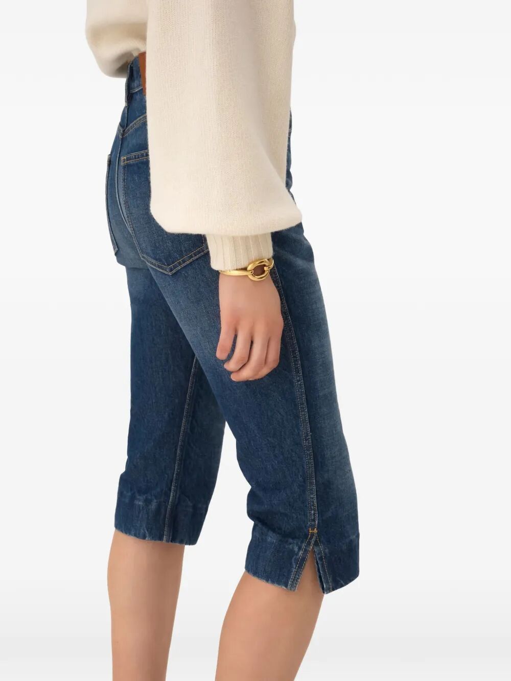 Chloe "CAPRI" HIGH WAISTED JEANS Size 25" / US 0 / IT 36 - 3 Thumbnail