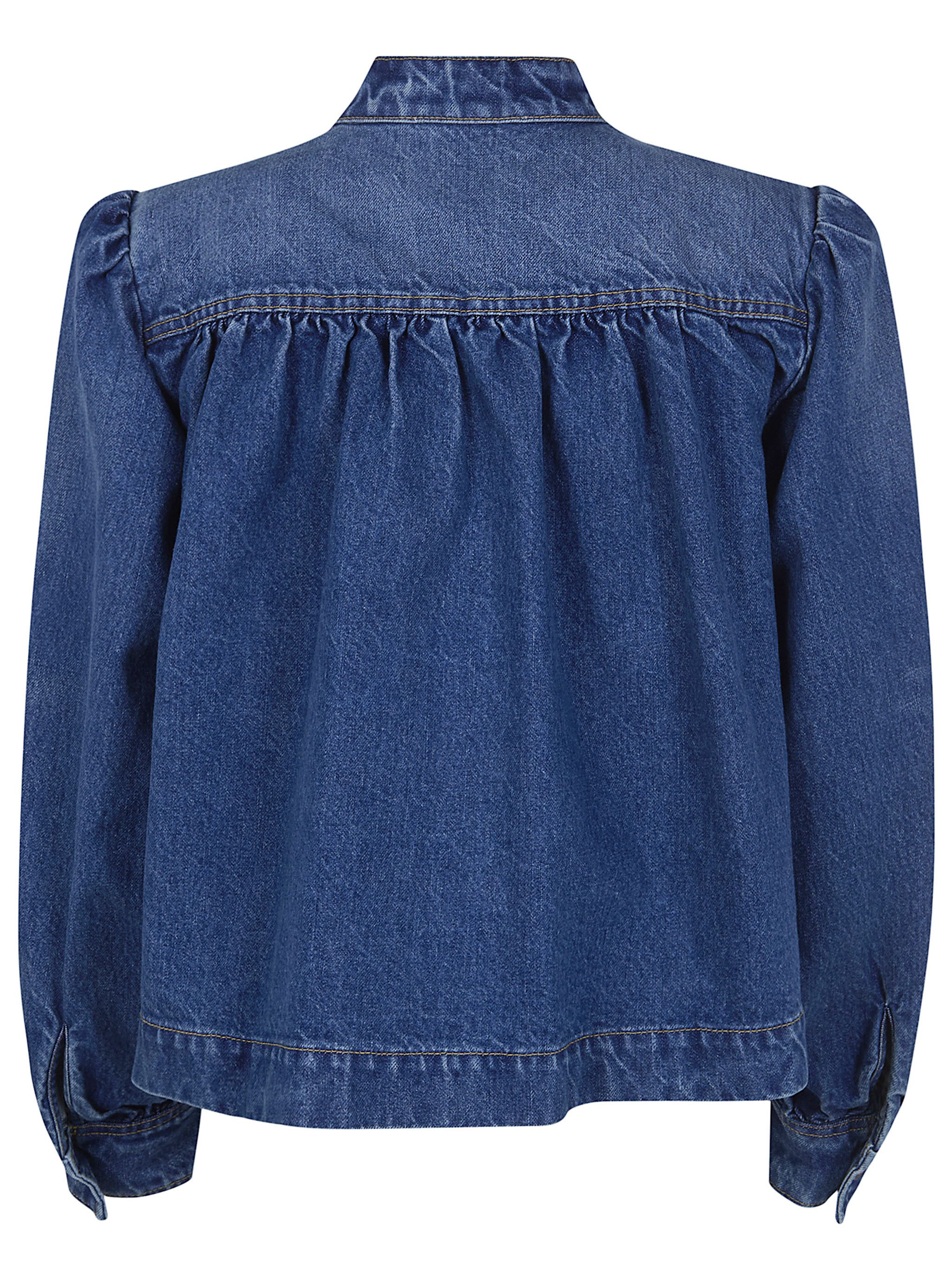 Chloe SQUARED FIT FRONT POCKETS DENIM JACKET Size M / US 6-8 / IT 42-44 - 7 Thumbnail