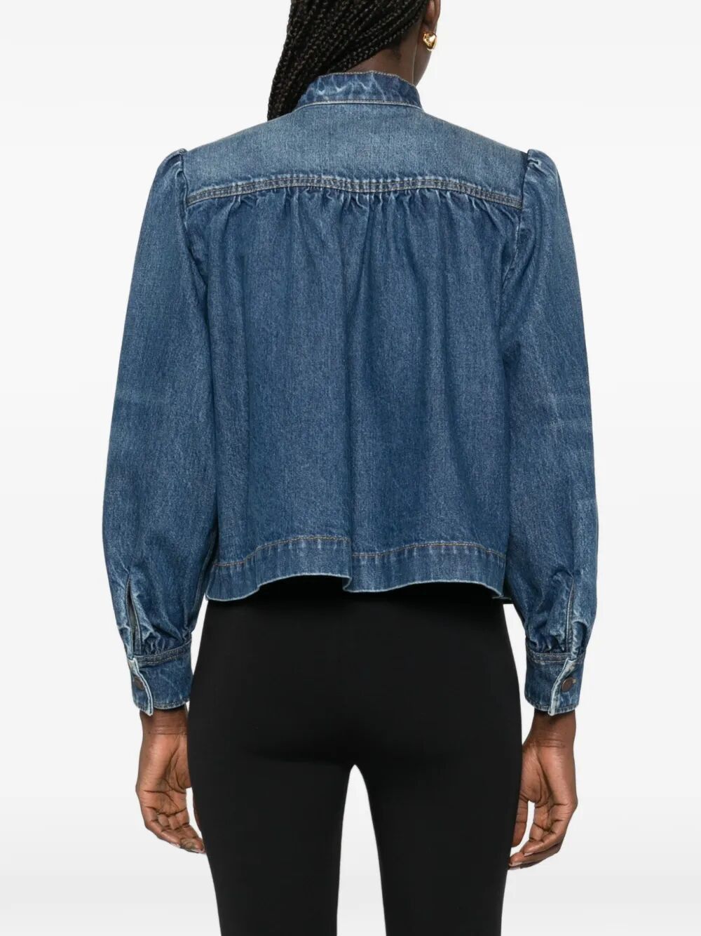 Chloe SQUARED FIT FRONT POCKETS DENIM JACKET Size M / US 6-8 / IT 42-44 - 2 Thumbnail