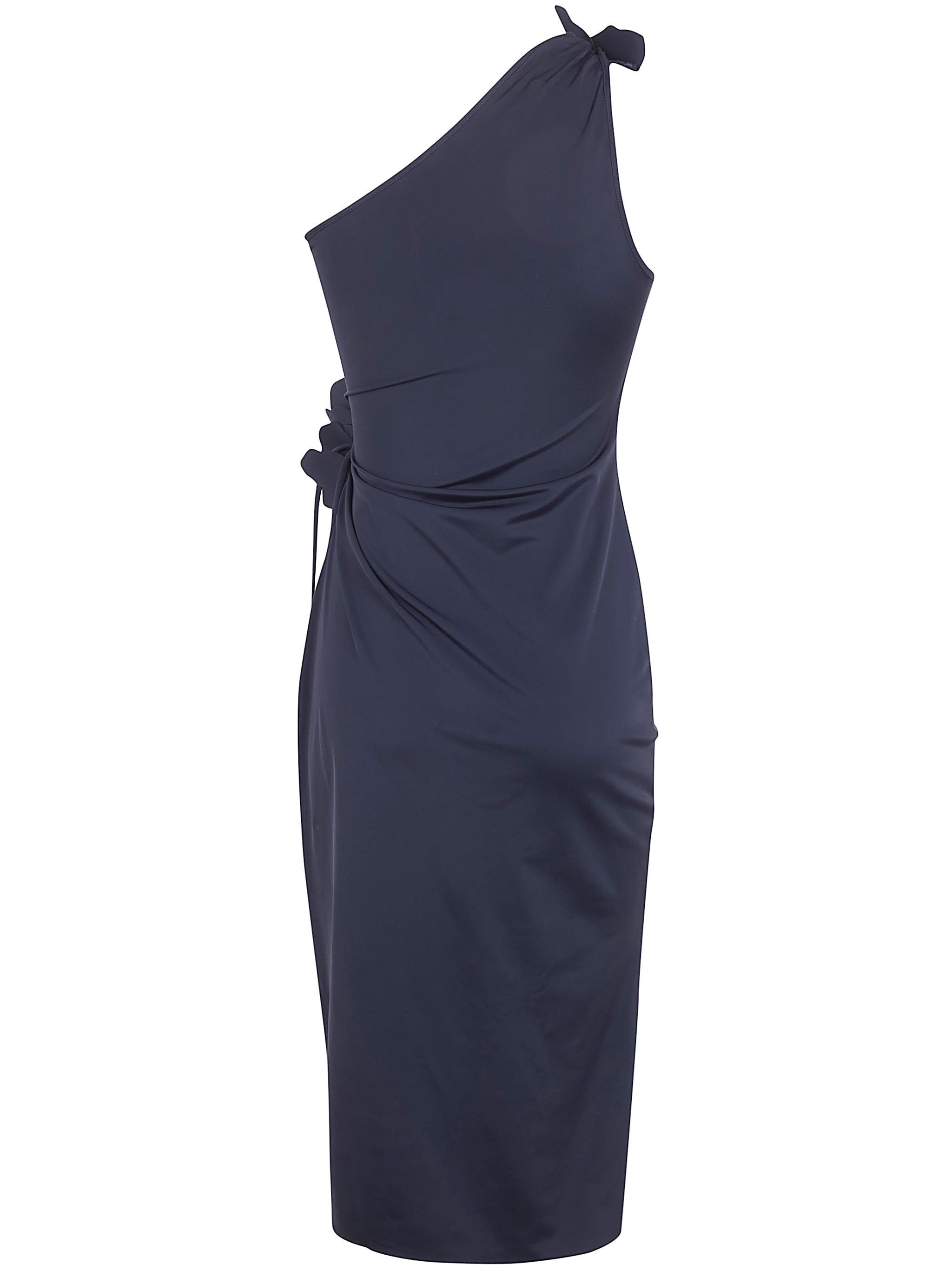 Coperni ASYMMETRIC MINI FLOWER GOWN Size L / US 10 / IT 46 - 4 Thumbnail