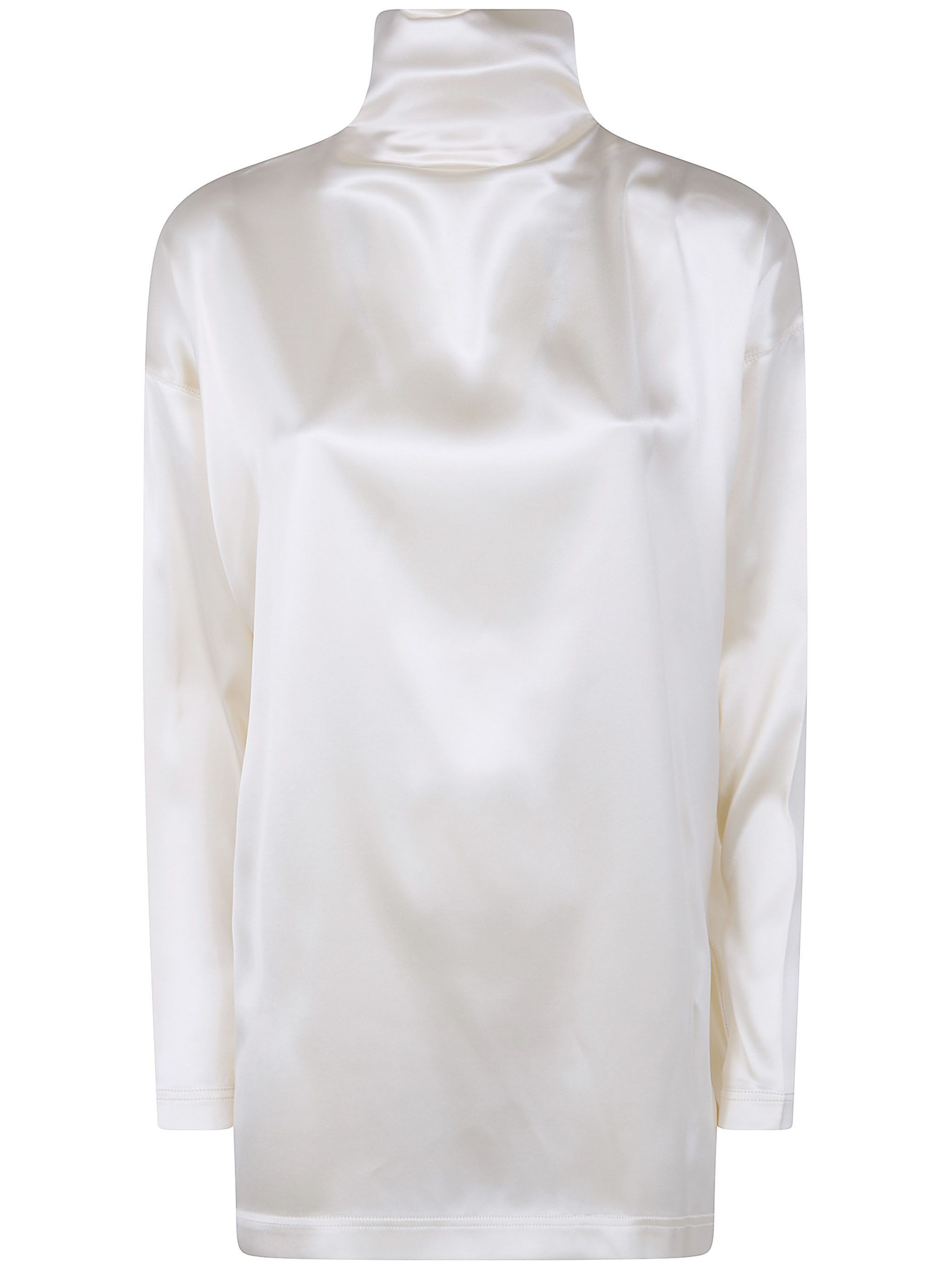 Phoebe Philo LIQUID KNOT COLLAR TOP Size S / US 4 / IT 40 - 4 Thumbnail