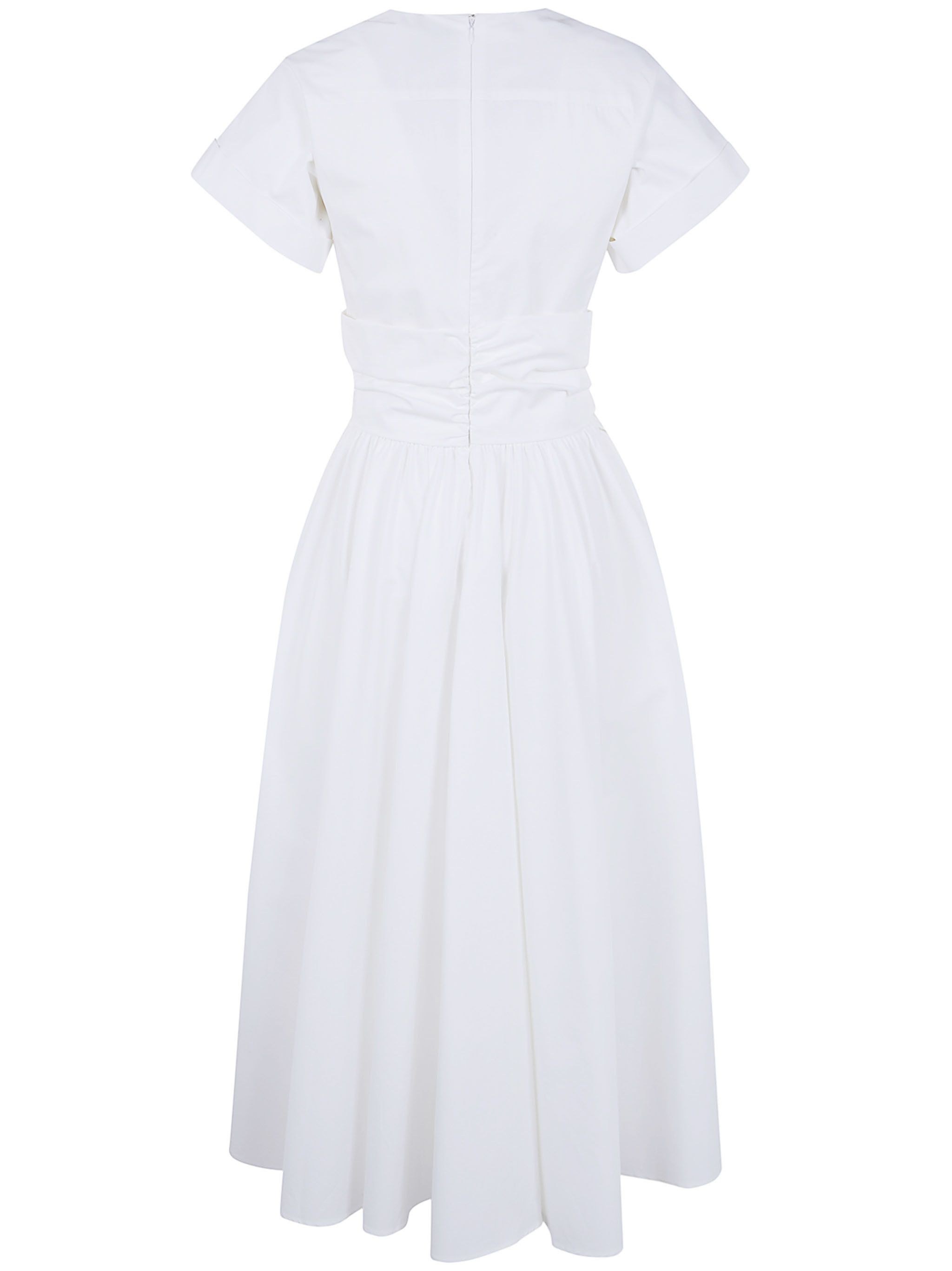 Patou SHORT SLEEVES MIDI KNOT DRESS Size M / US 6-8 / IT 42-44 - 6 Thumbnail