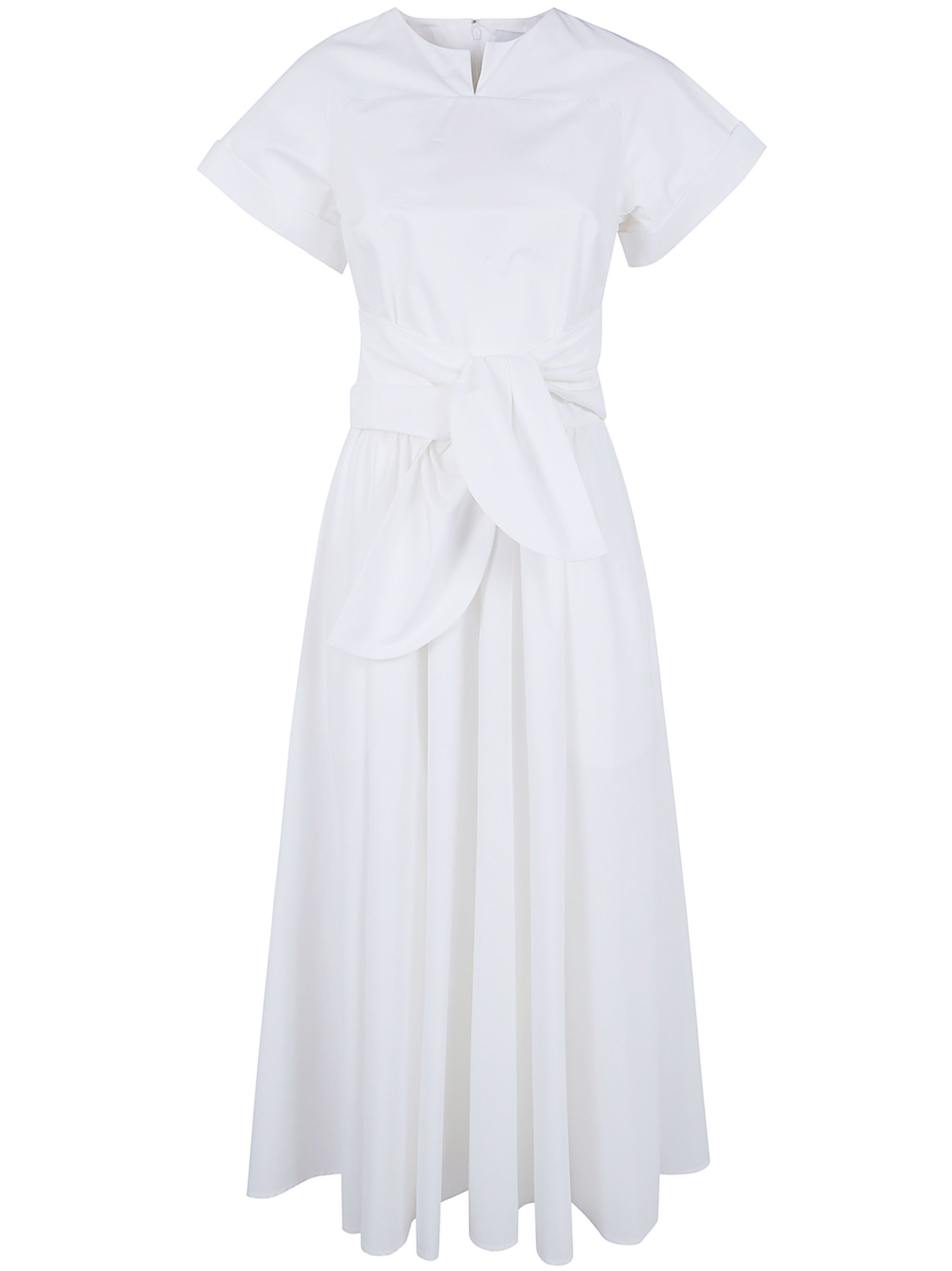 Patou SHORT SLEEVES MIDI KNOT DRESS Size M / US 6-8 / IT 42-44 - 5 Thumbnail
