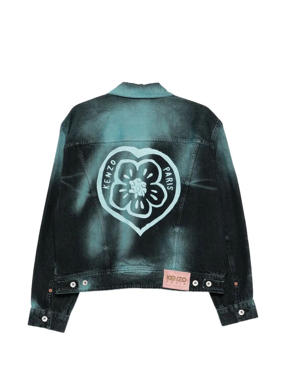 Kenzo "KENZO BOKE HEART" OVERSIZE TRUCKER JACKET Size US L / EU 52-54 / 3 - 2 Thumbnail